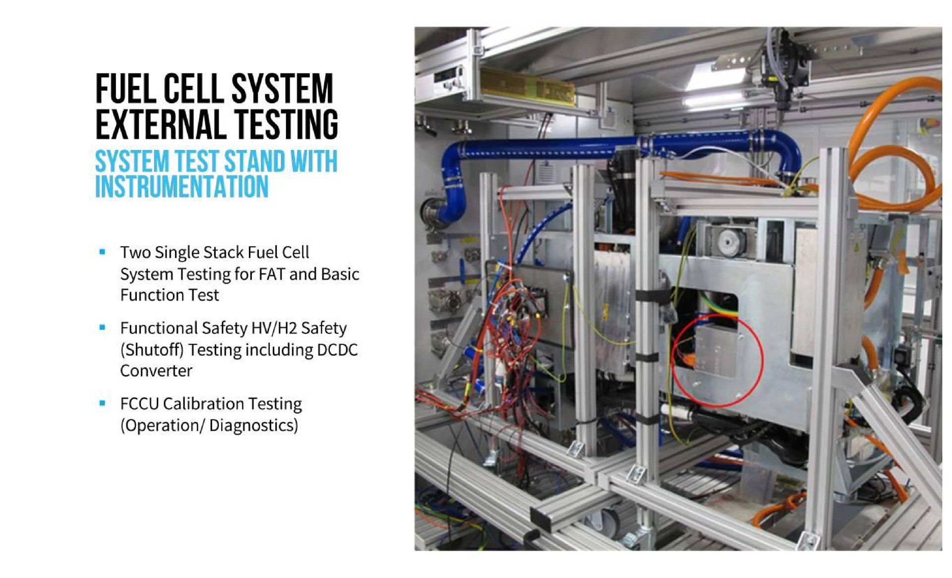 fuel cell system external testing | Nikola