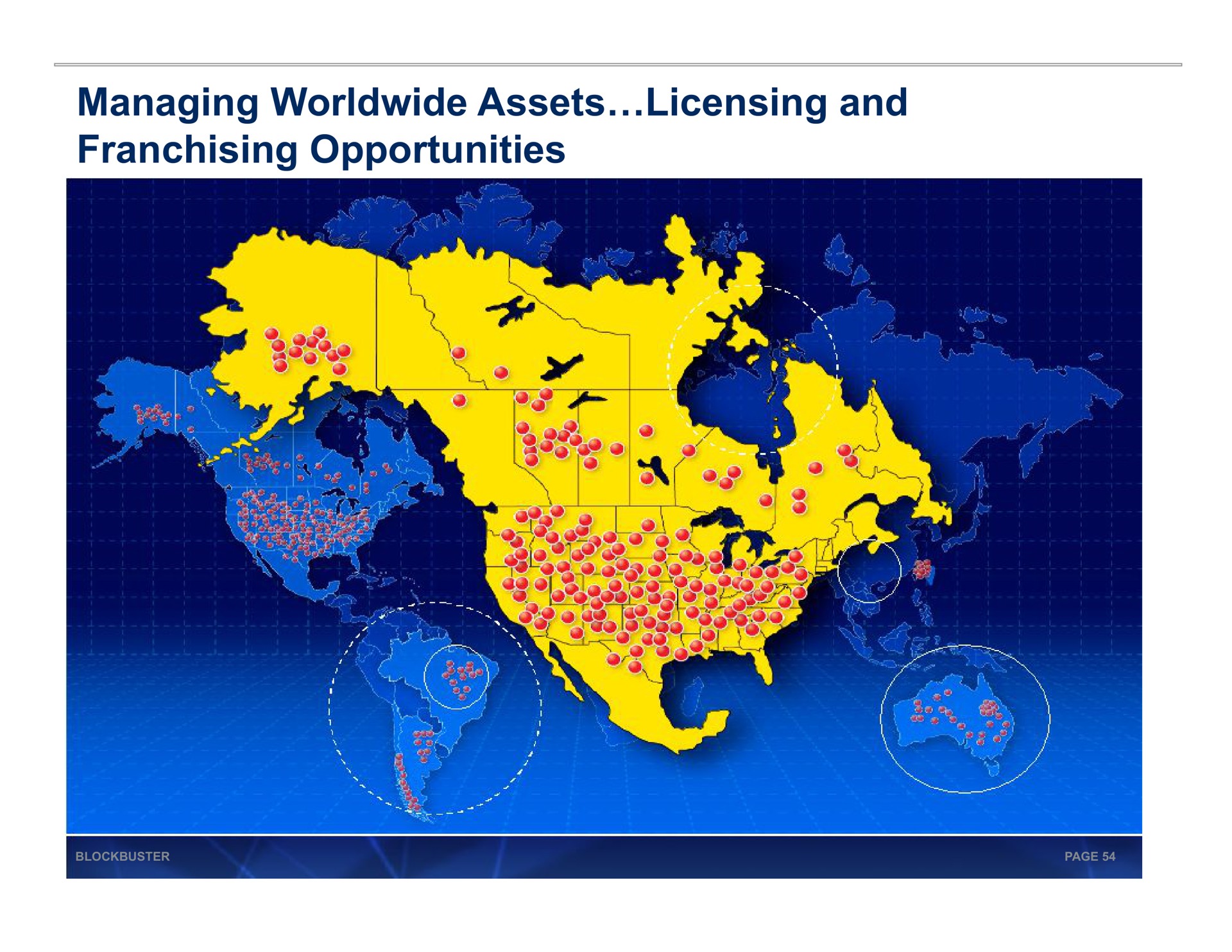 managing assets licensing and franchising opportunities | Blockbuster Video