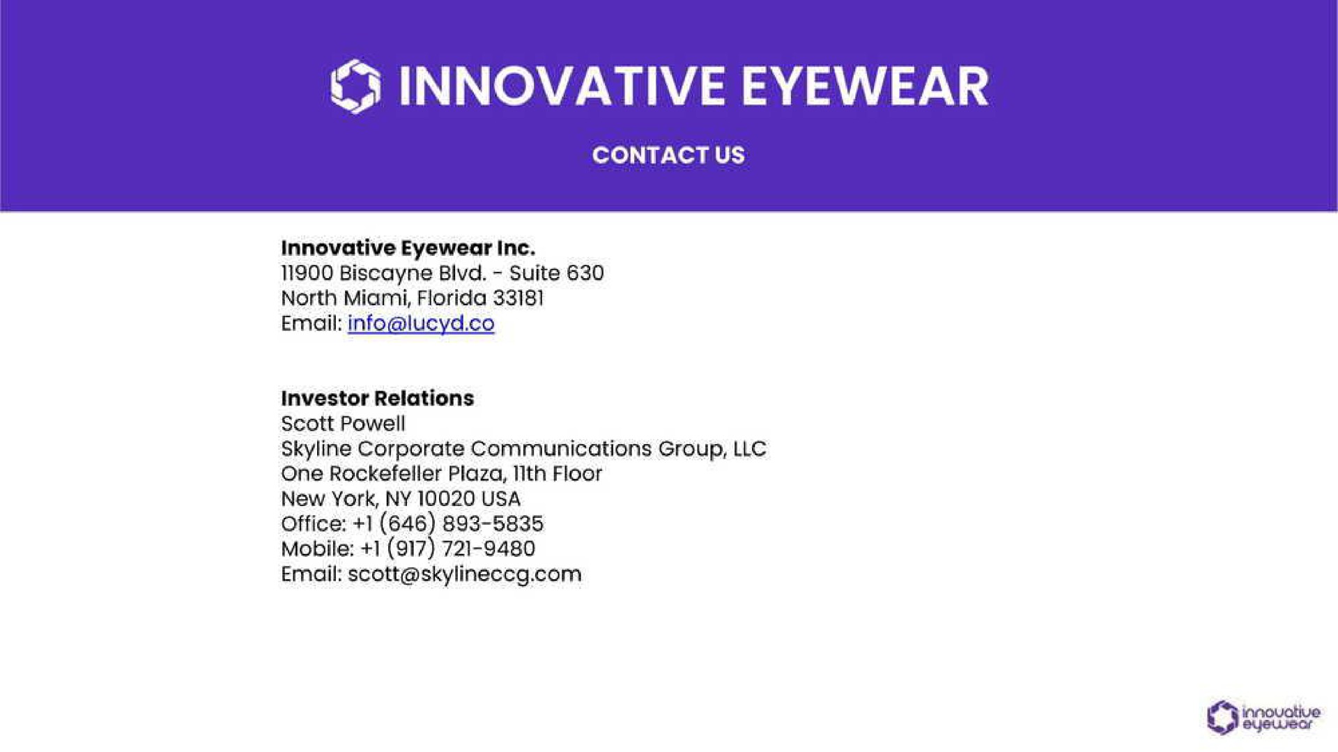 innovative eyewear | Innovative Eyewear