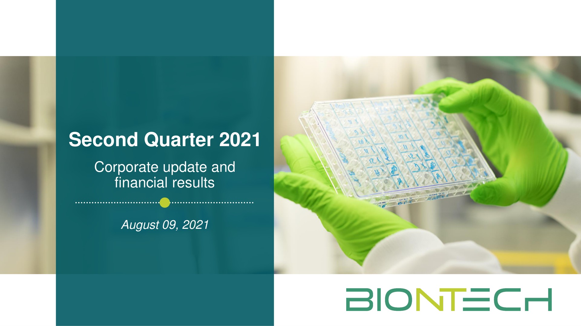 second quarter corporate update and financial results august | BioNTech