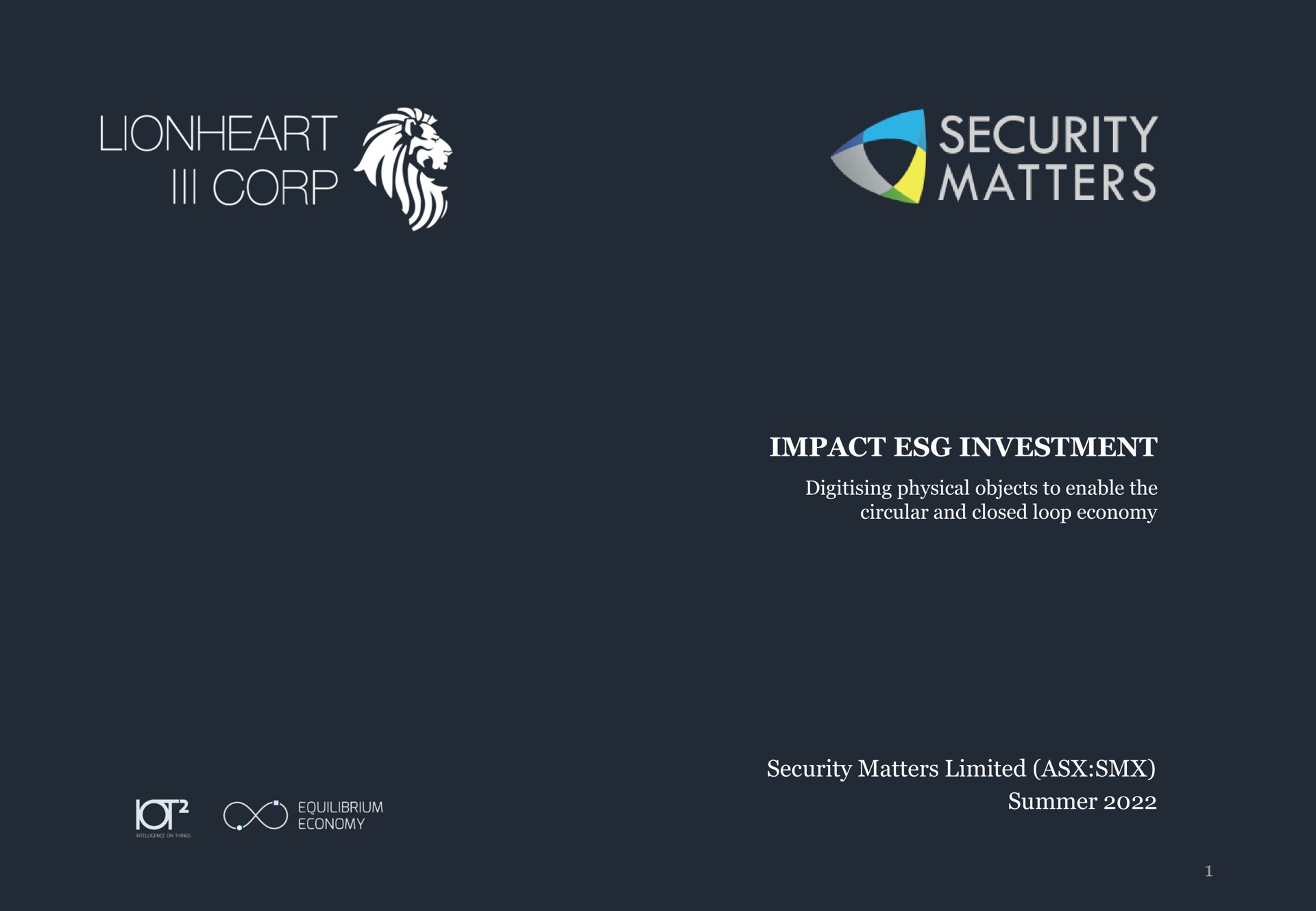 lionheart corp security matters | Security Matters