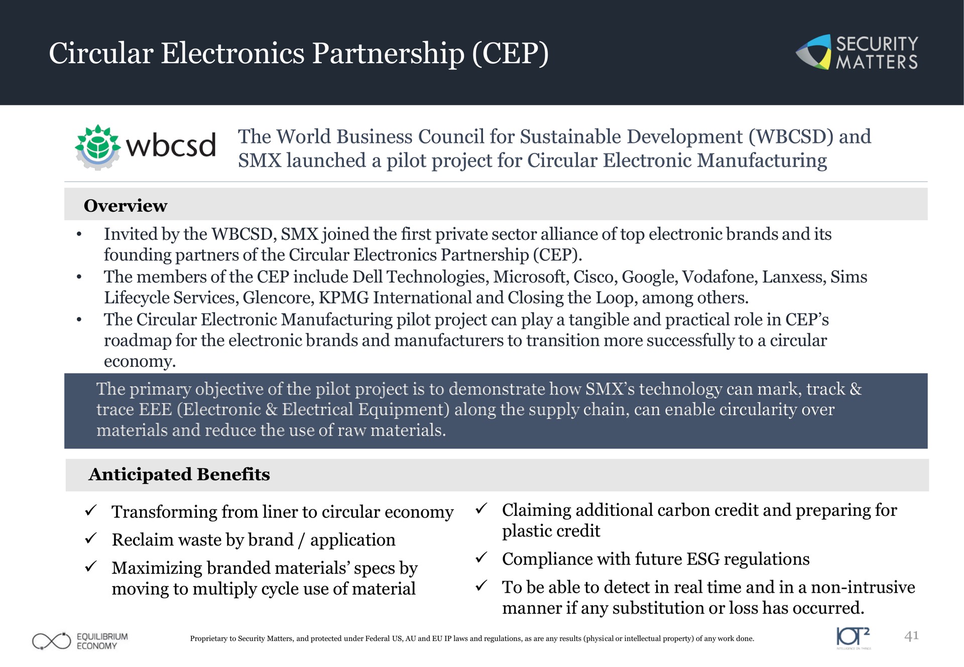 circular electronics partnership cep | Security Matters