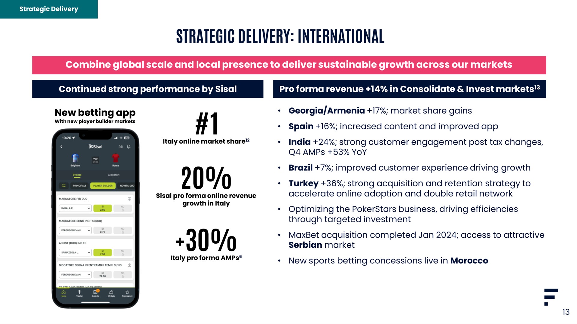 strategic delivery international | Flutter