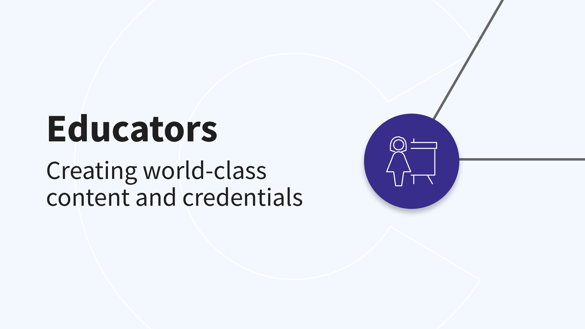 educators creating world class content and credentials | Coursera