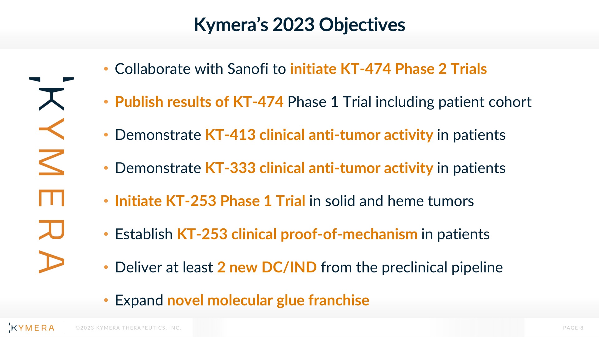 objectives a a | Kymera