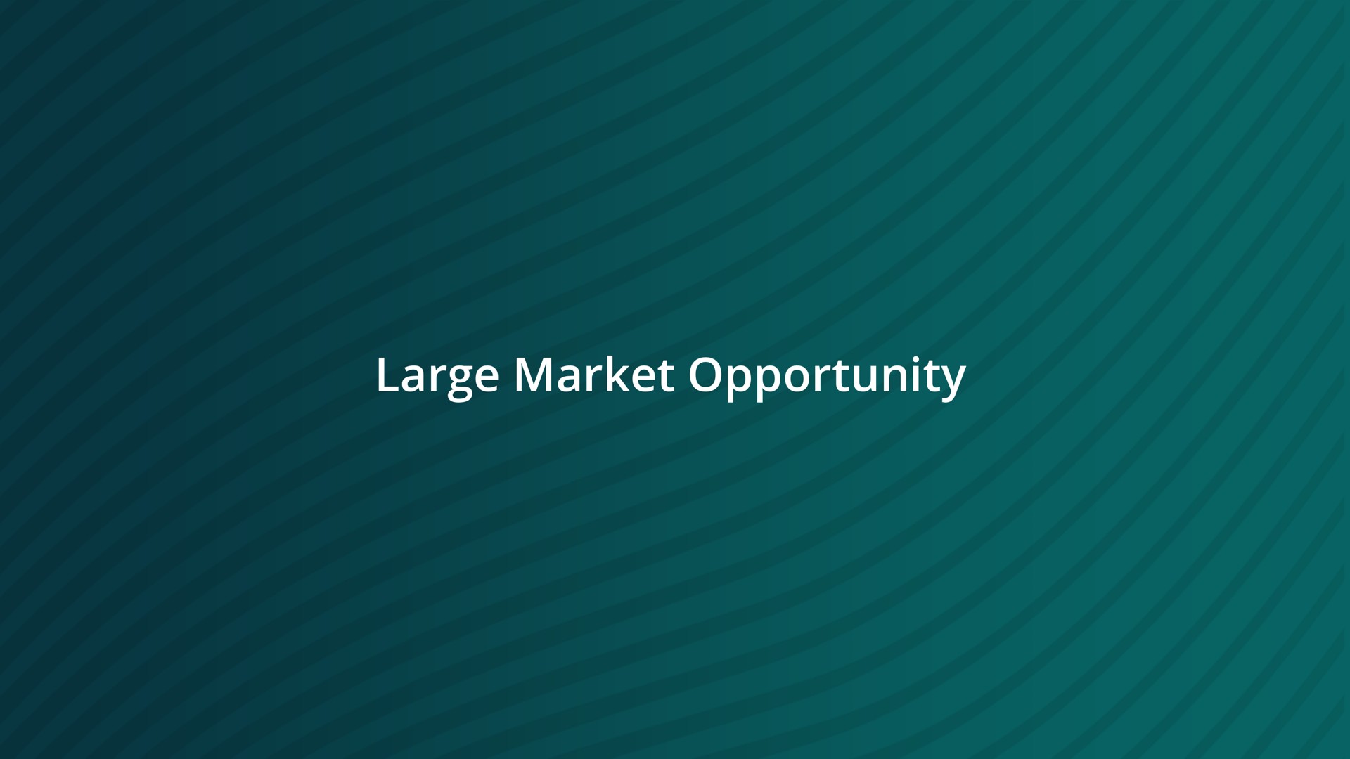 large market opportunity | Confluent