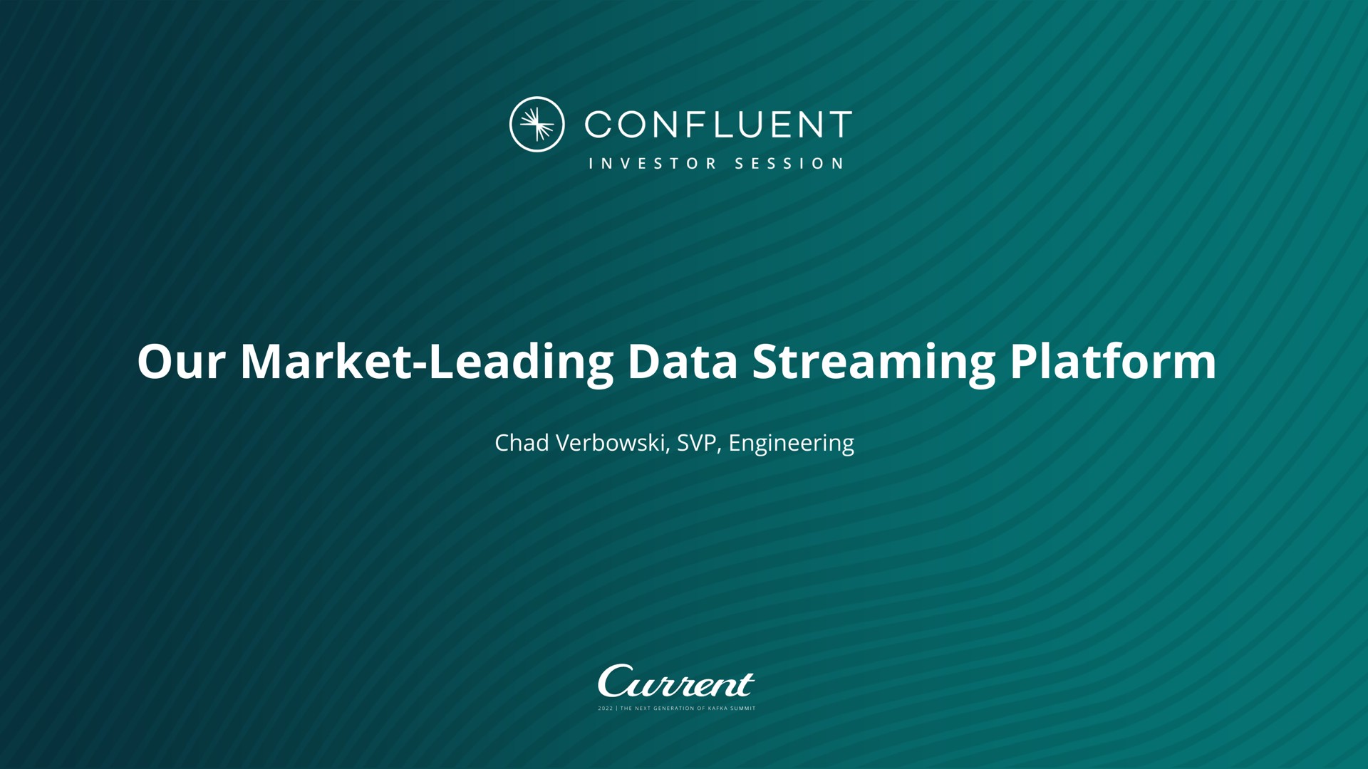 our market leading data streaming platform ere amen | Confluent