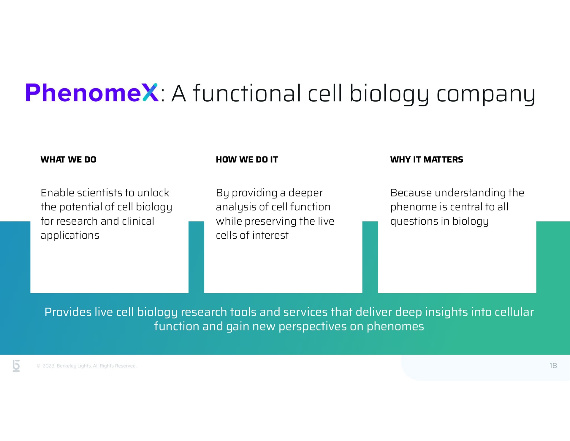 a functional cell biology company | Berkeley Lights