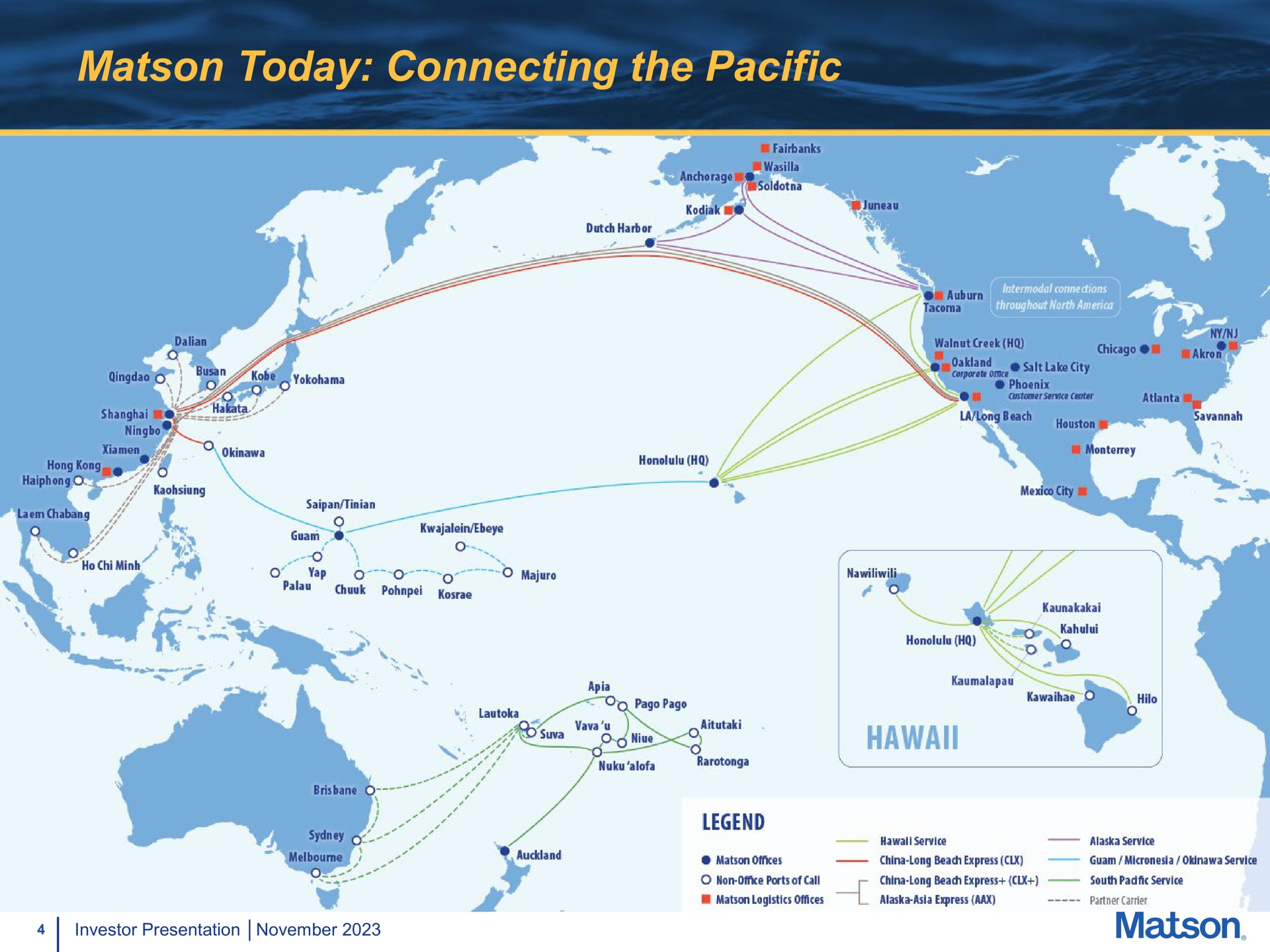 today connecting the pacific | Matson