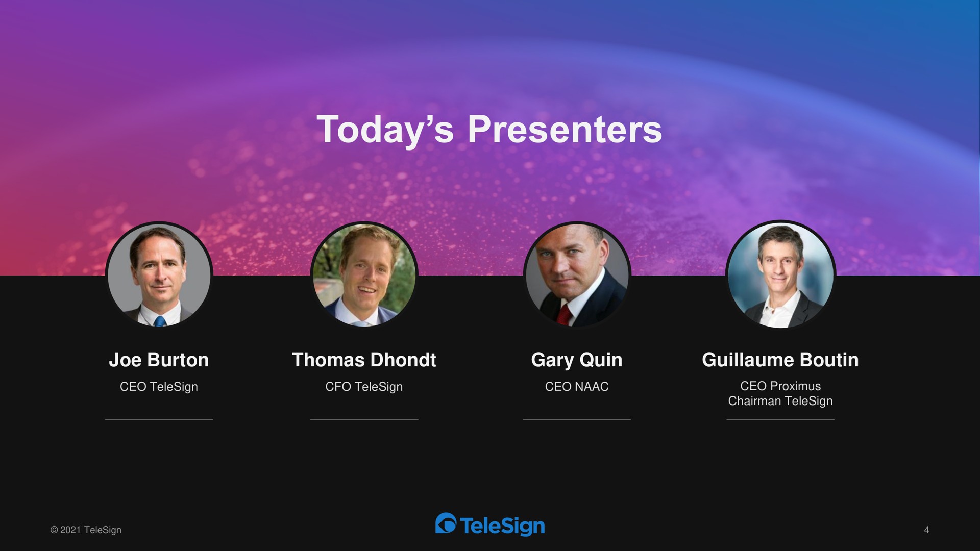 today presenters | TeleSign