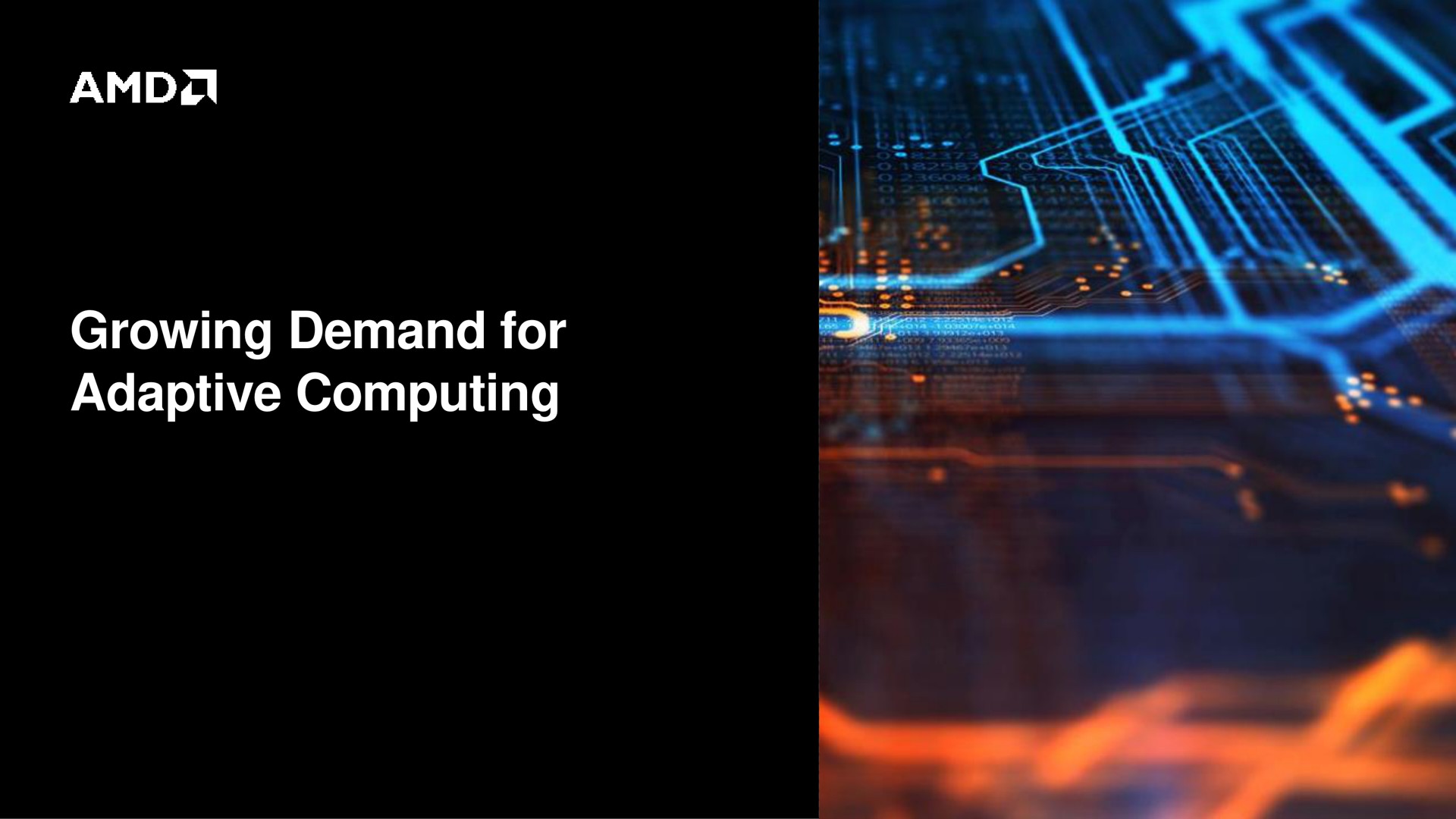 growing demand for adaptive computing | AMD