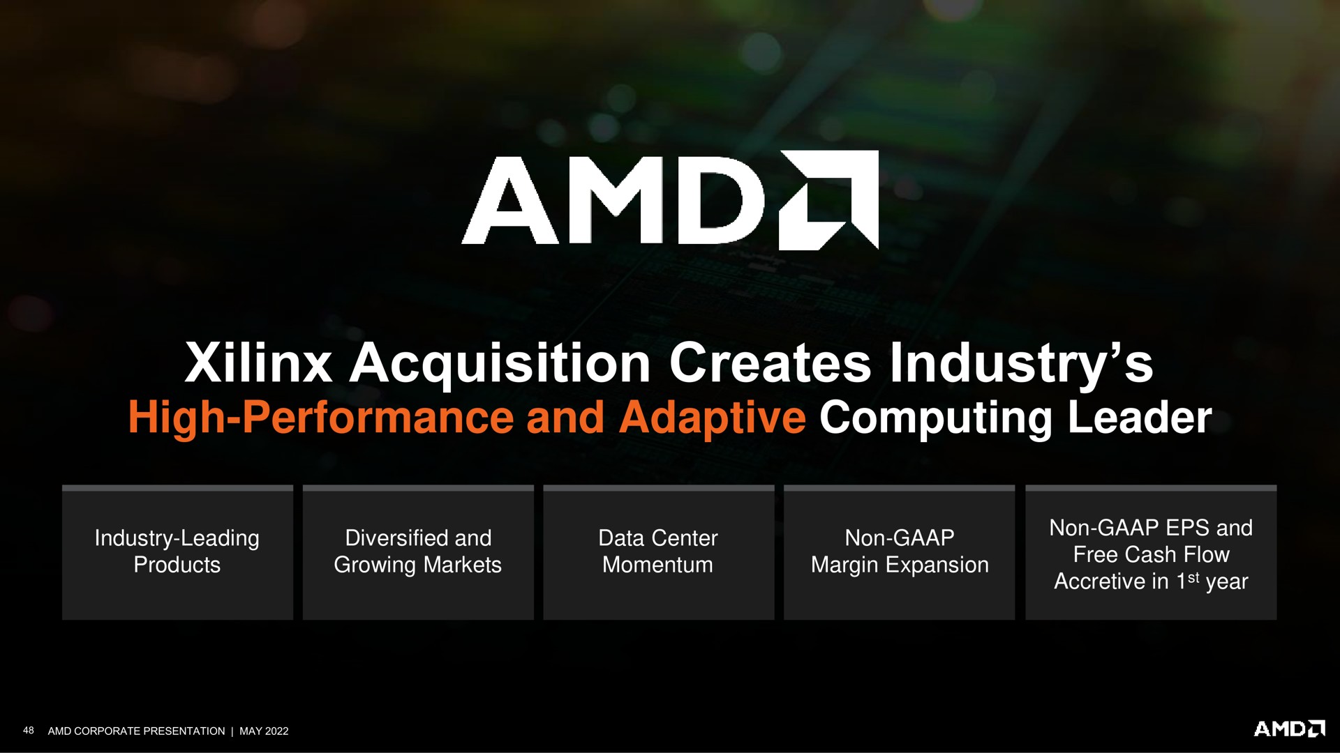acquisition creates industry high performance and adaptive computing leader | AMD