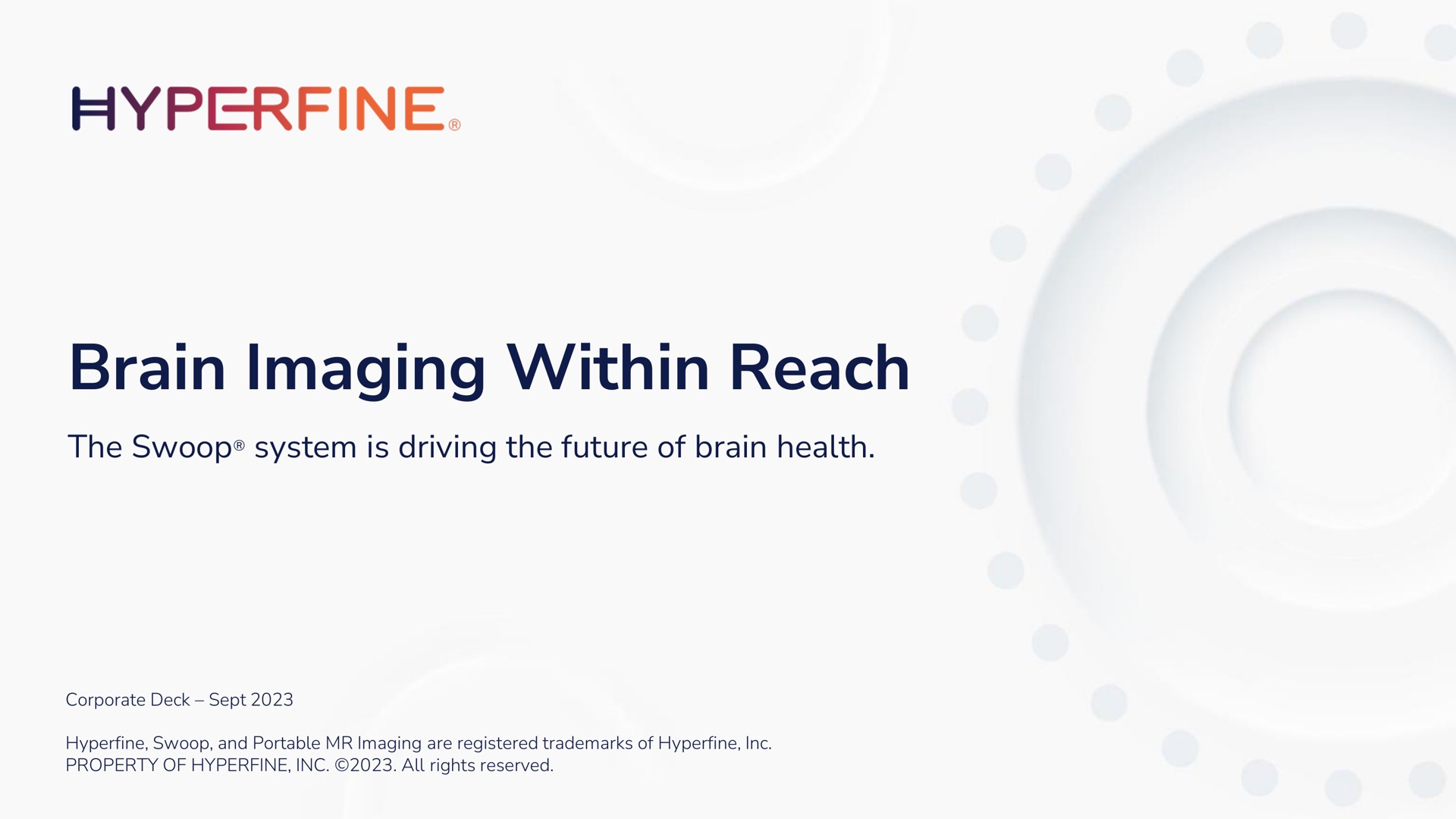 brain imaging within reach | Hyperfine