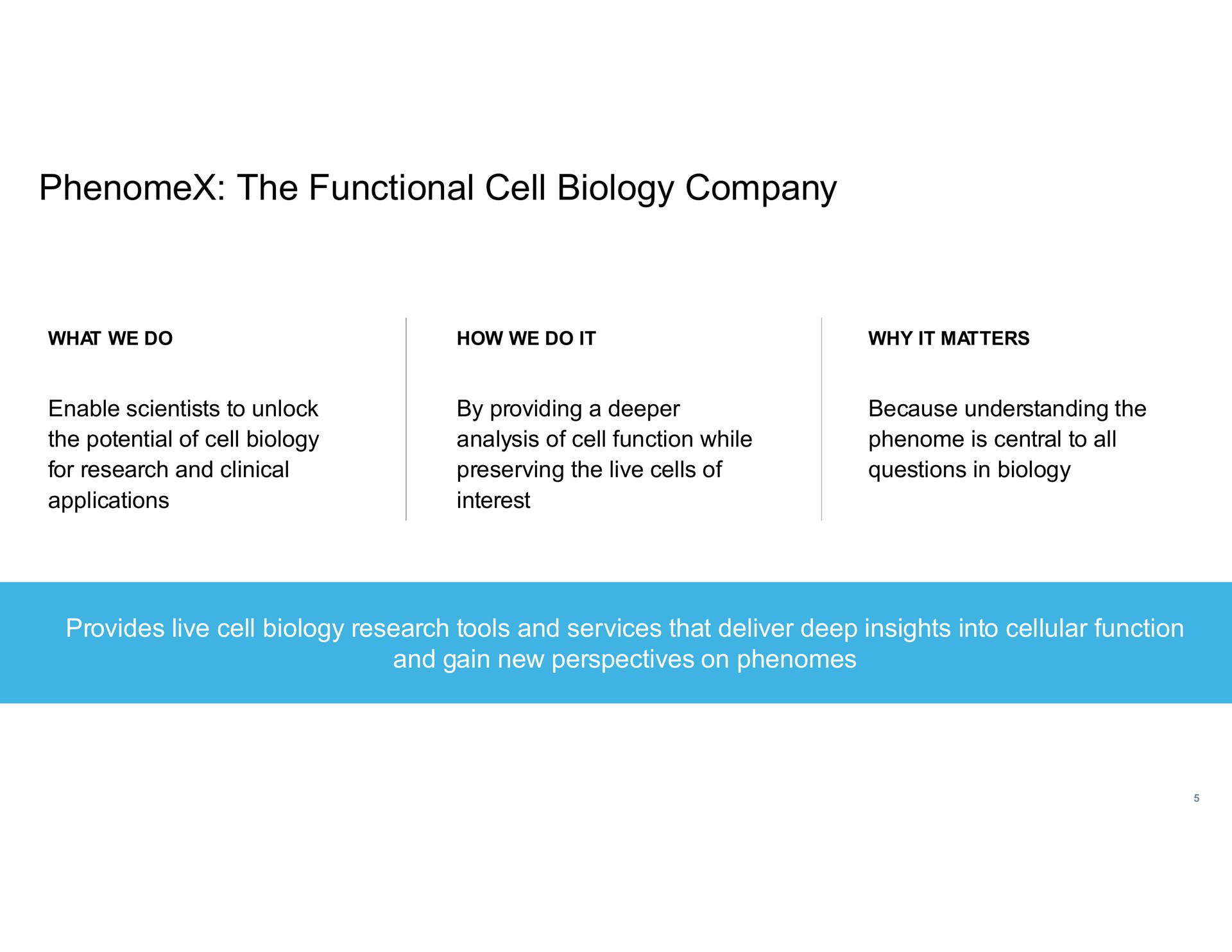 the functional cell biology company provides live cell biology research tools and services that deliver deep insights into cellular function and gain new perspectives on | Berkeley Lights