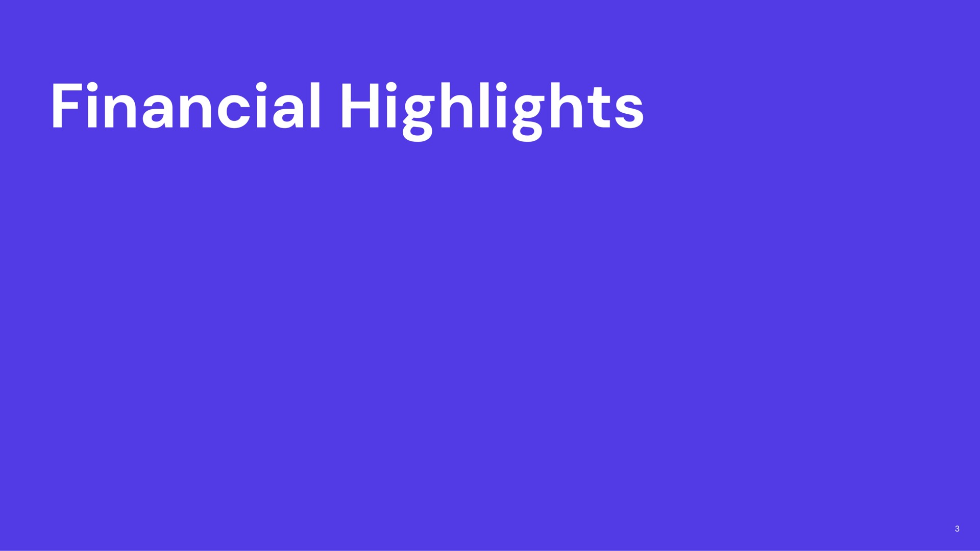 financial highlights | Lyft