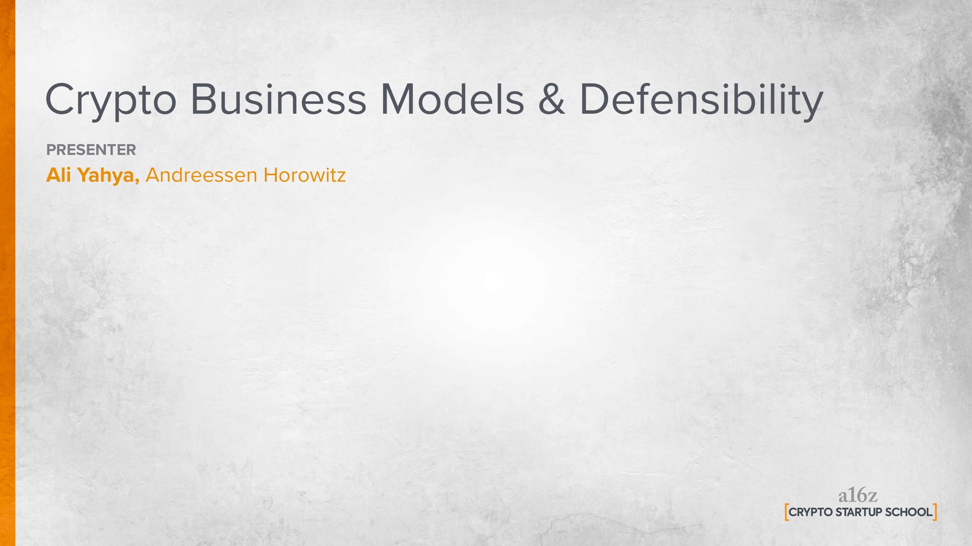 business models defensibility presenter | a16z