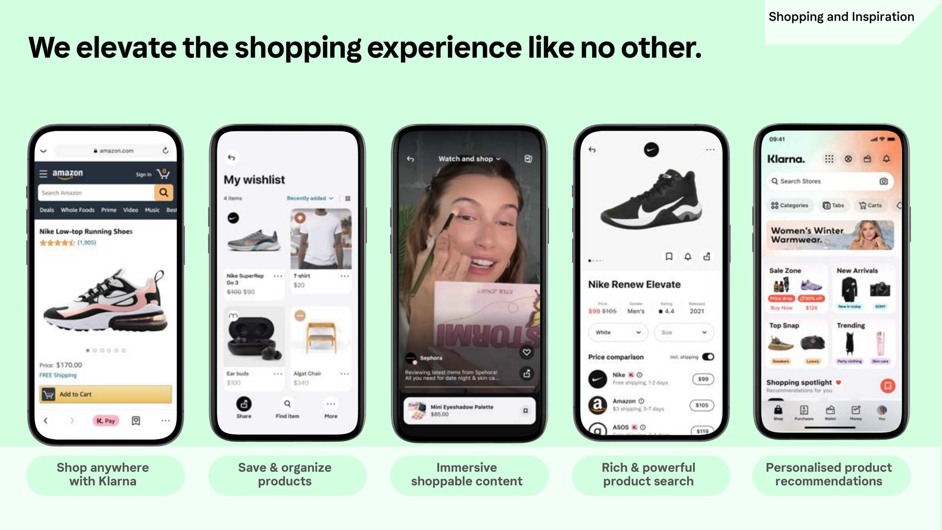 we elevate the shopping experience like no other a go | Klarna