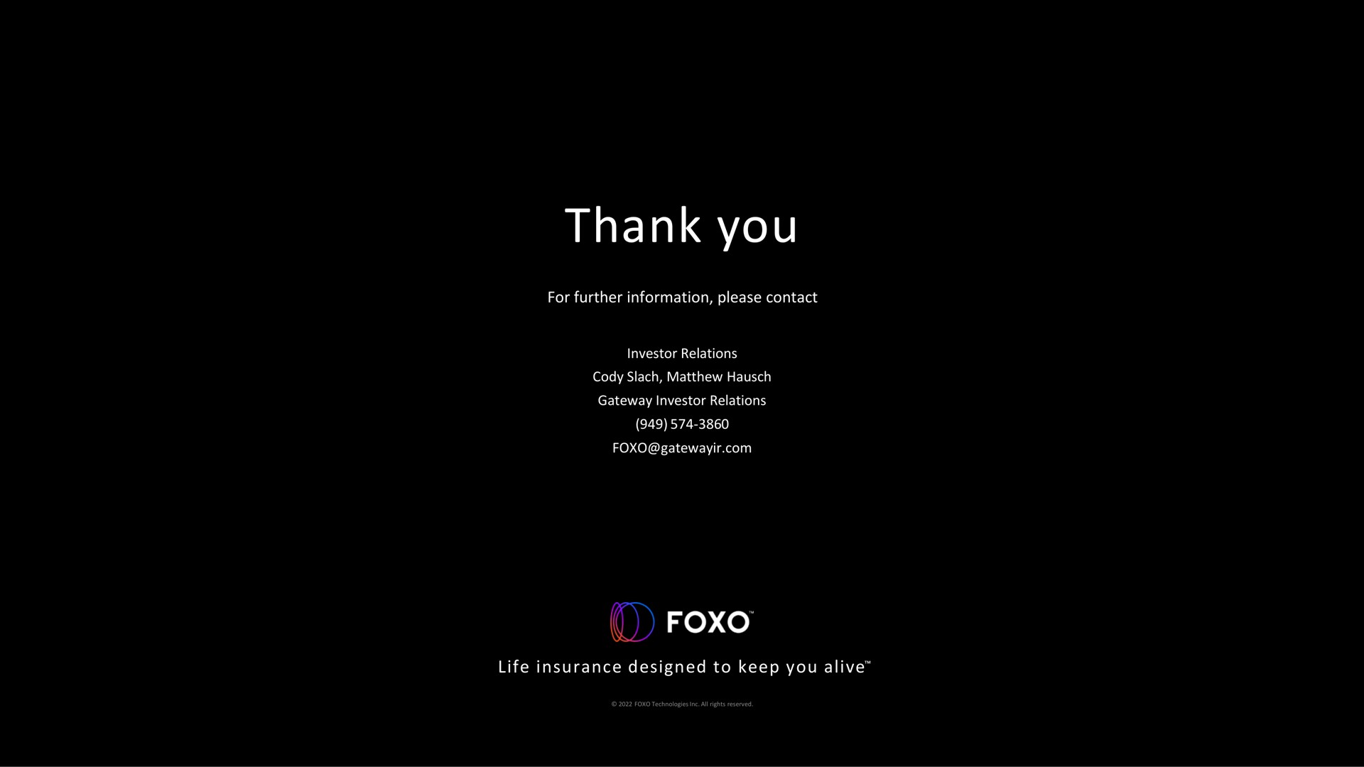 thank you | Foxo