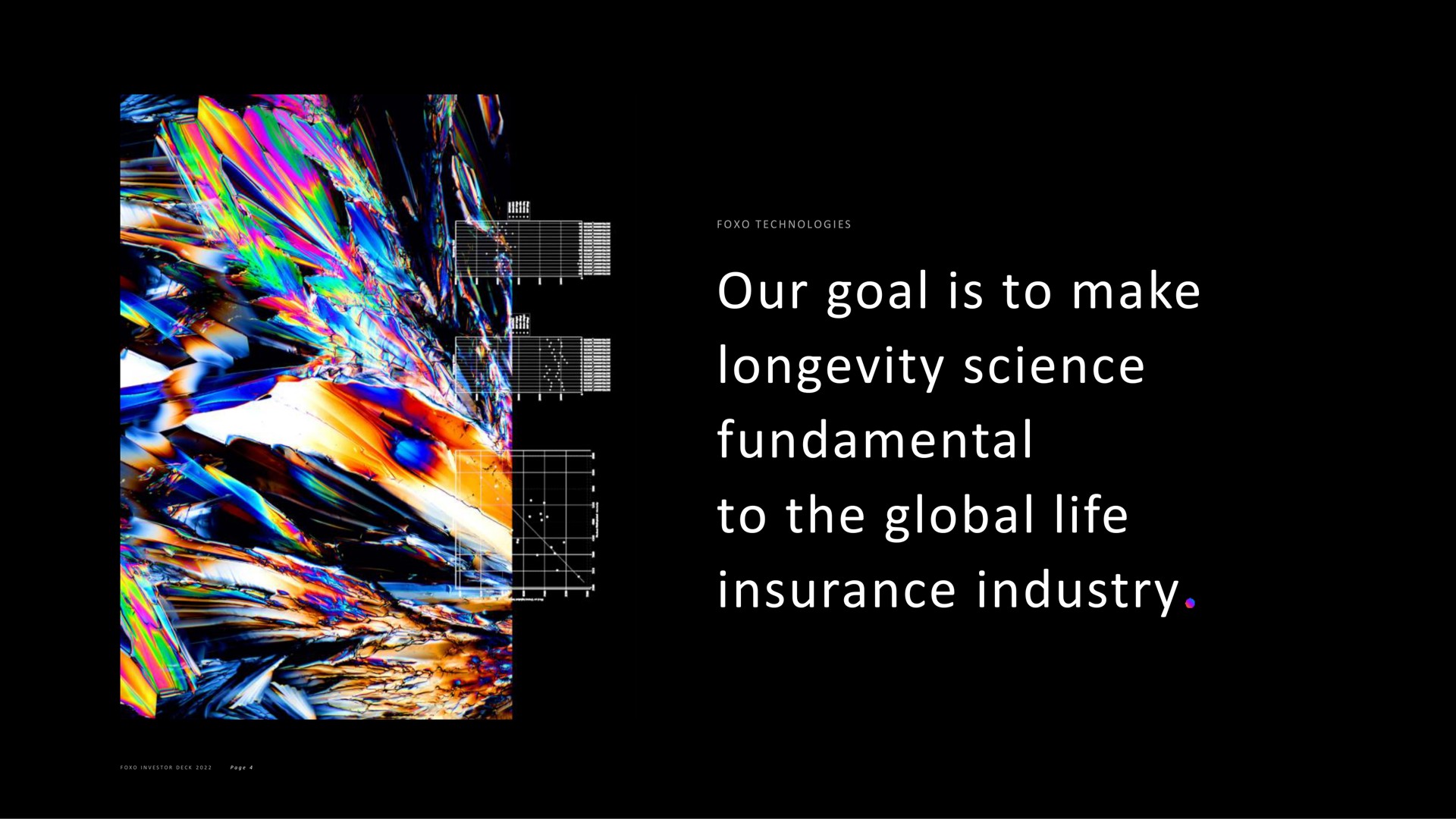 our goal is to make longevity science fundamental to the global life insurance industry | Foxo