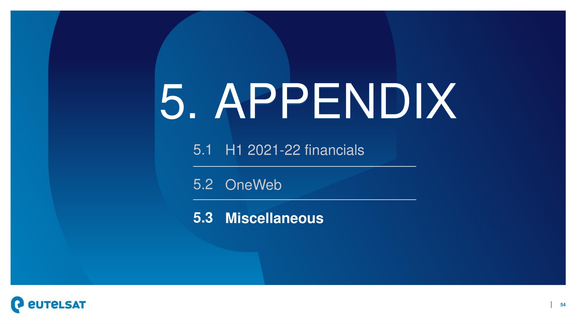 appendix miscellaneous | Eutelsat