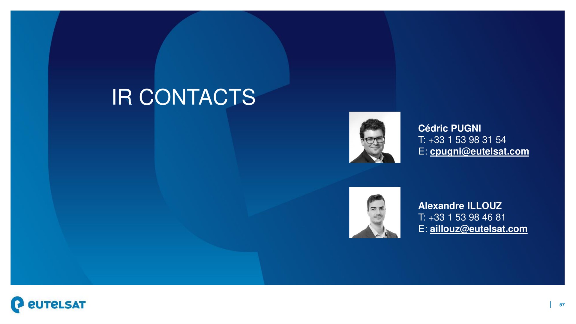 contacts | Eutelsat