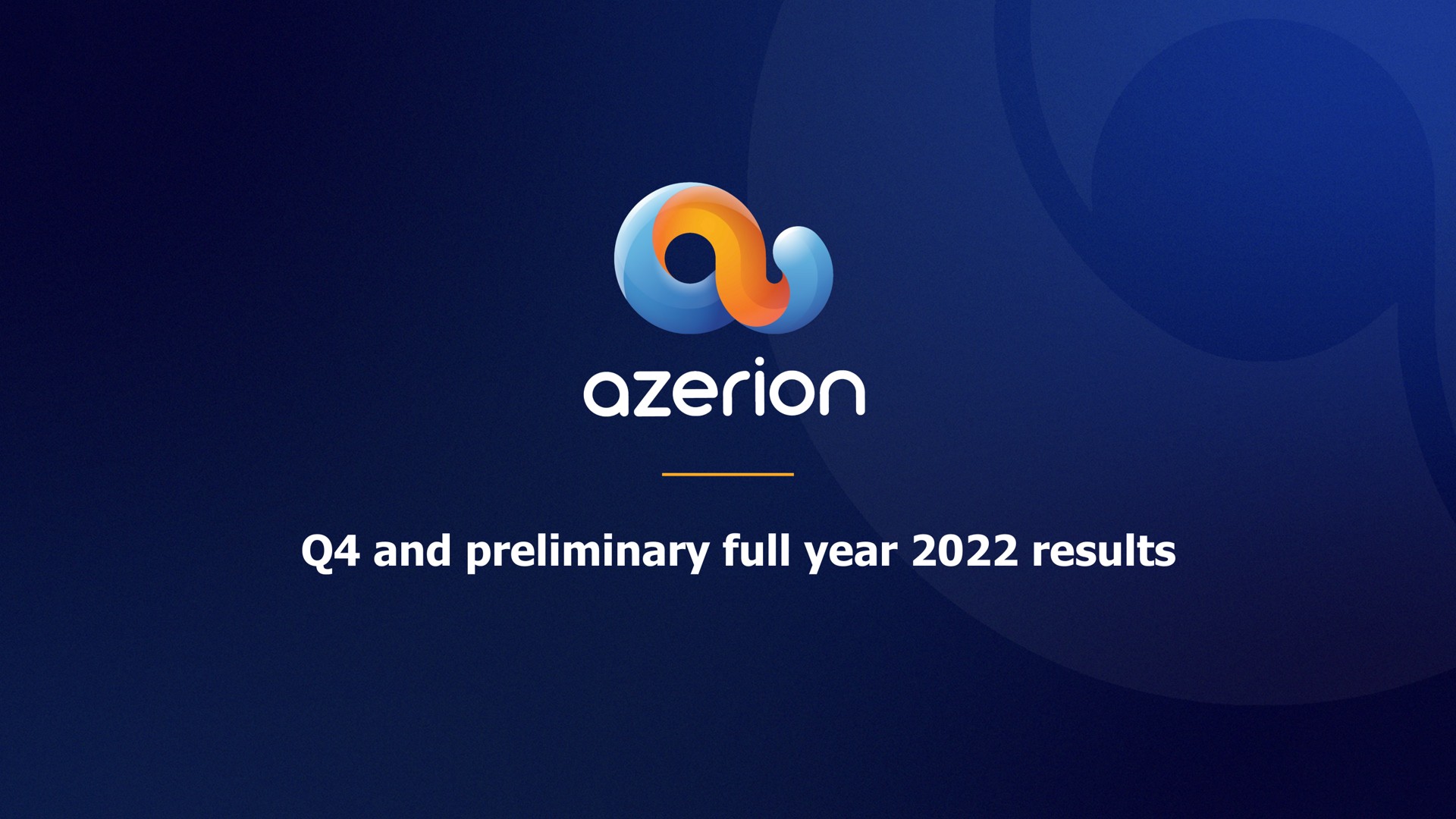and preliminary full year results | Azerion