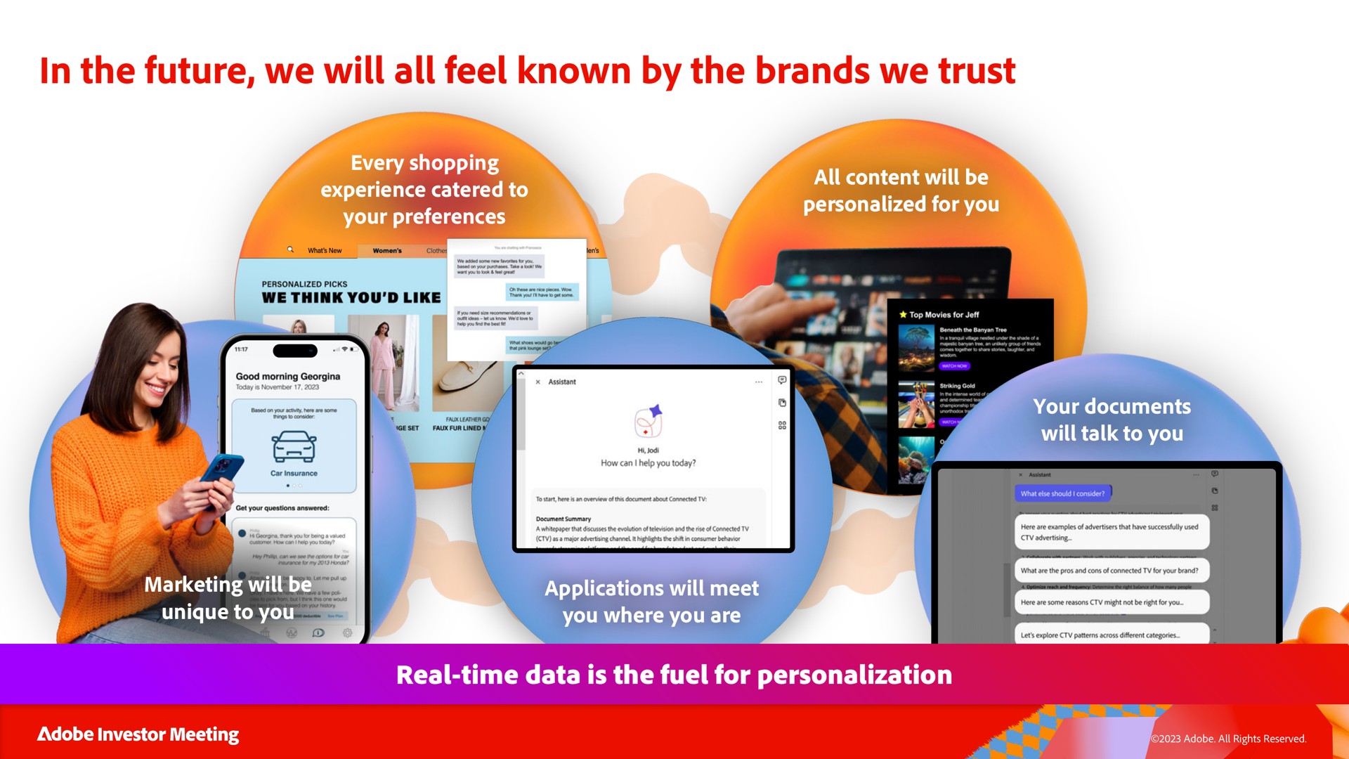 in the future we will all feel known by the brands we trust | Adobe