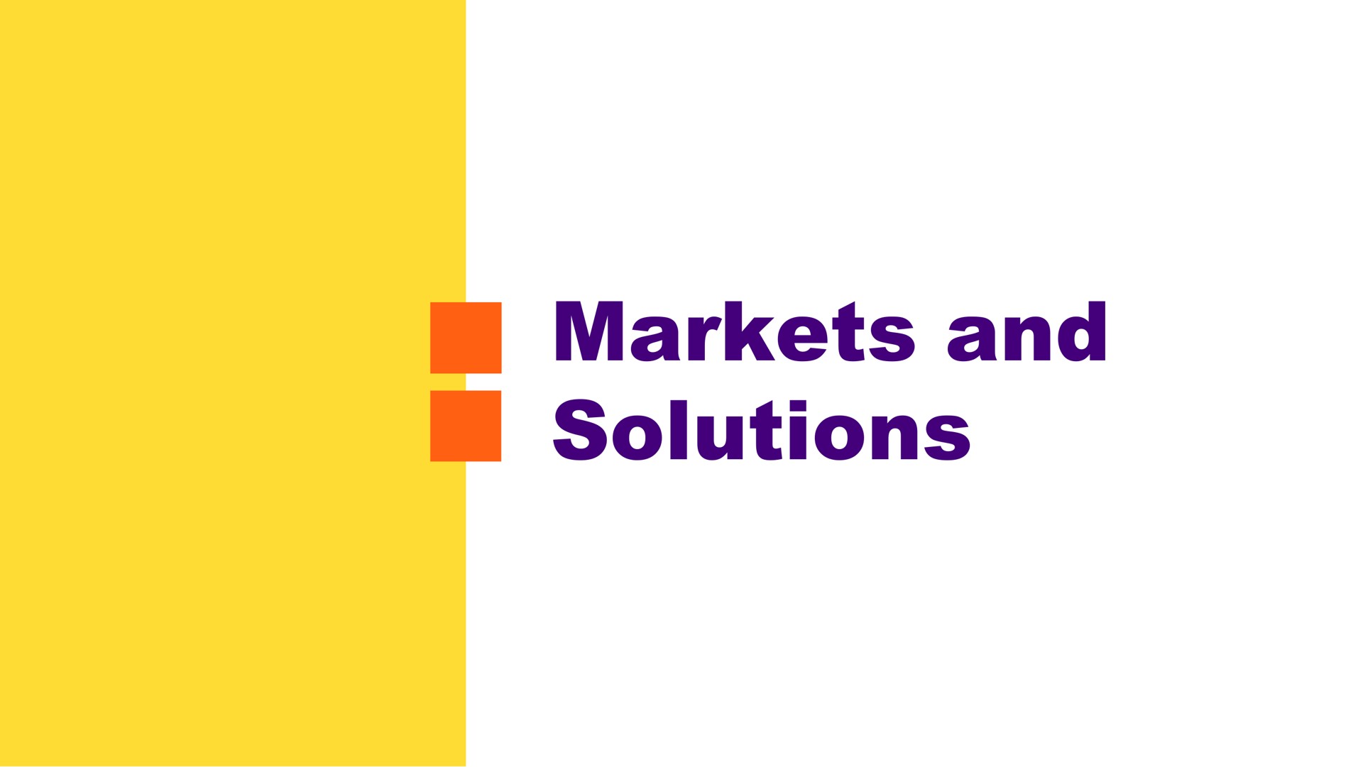 markets and solutions | GlobalFoundries
