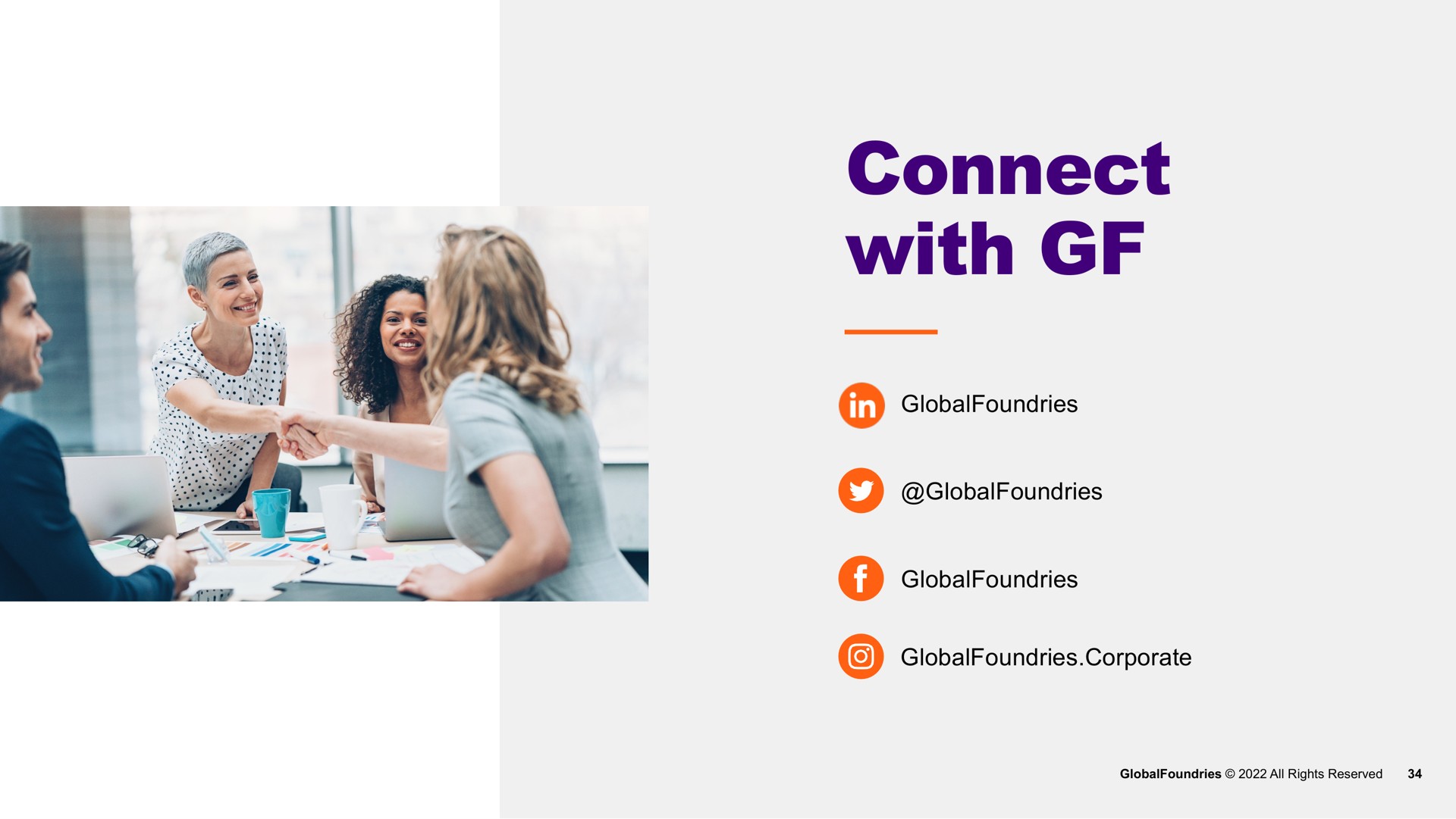 connect with | GlobalFoundries