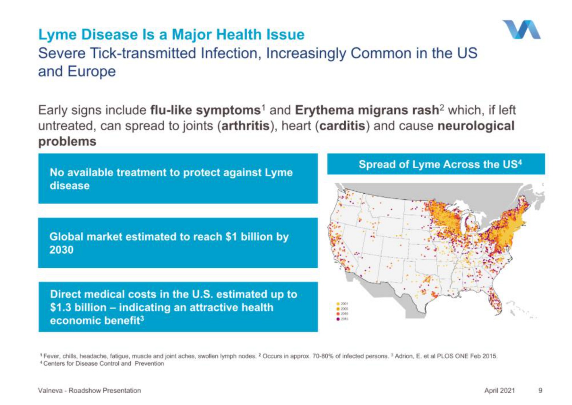 disease is a major health issue severe tick transmitted infection increasingly common in the us and | Valneva