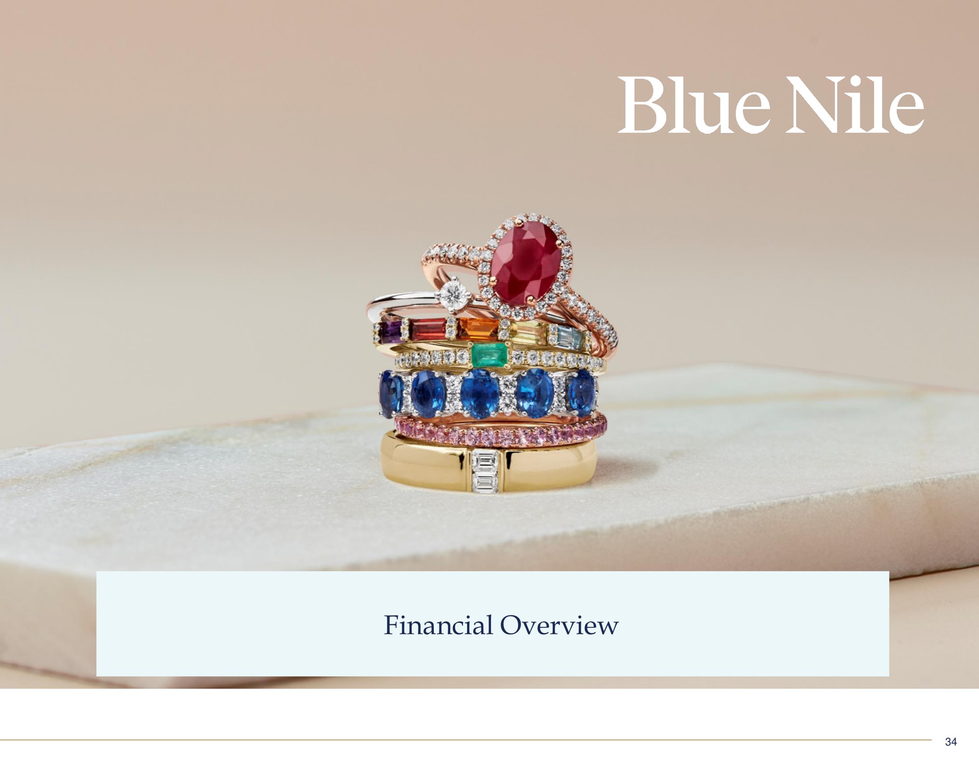 financial overview blue | Blue Nile