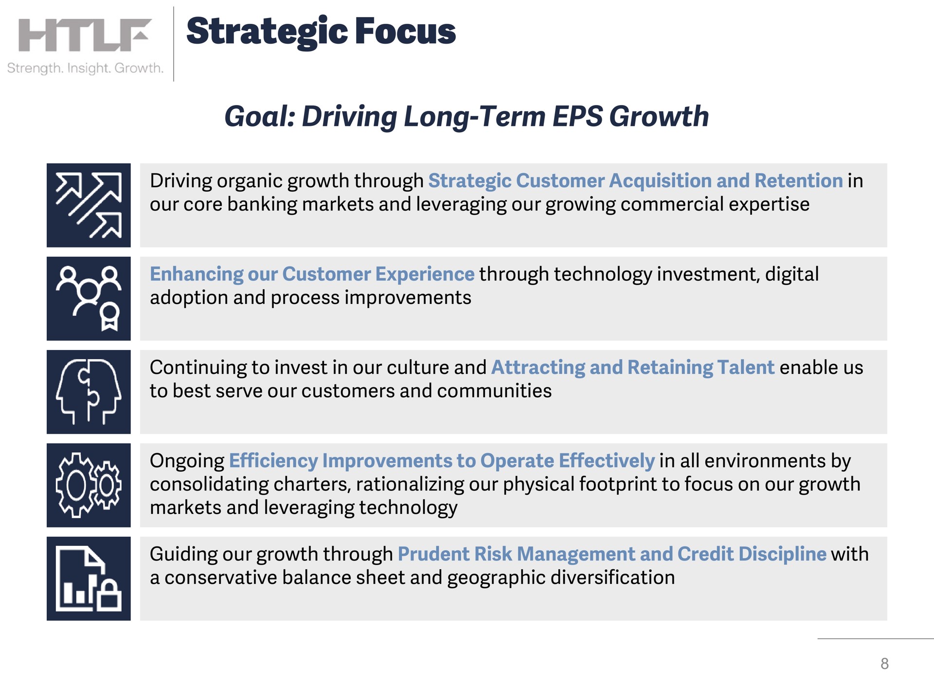 strategic focus goal driving long term growth | Heartland Financial USA