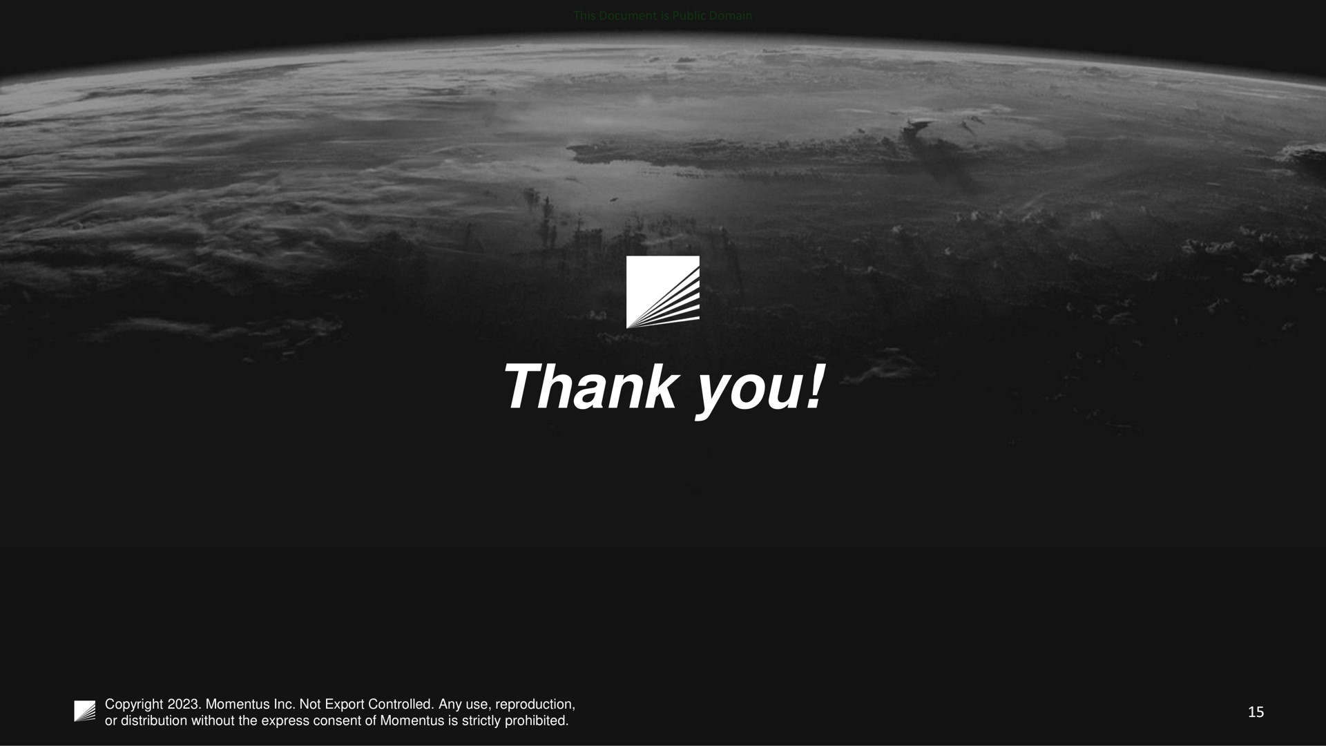 thank you | Momentus