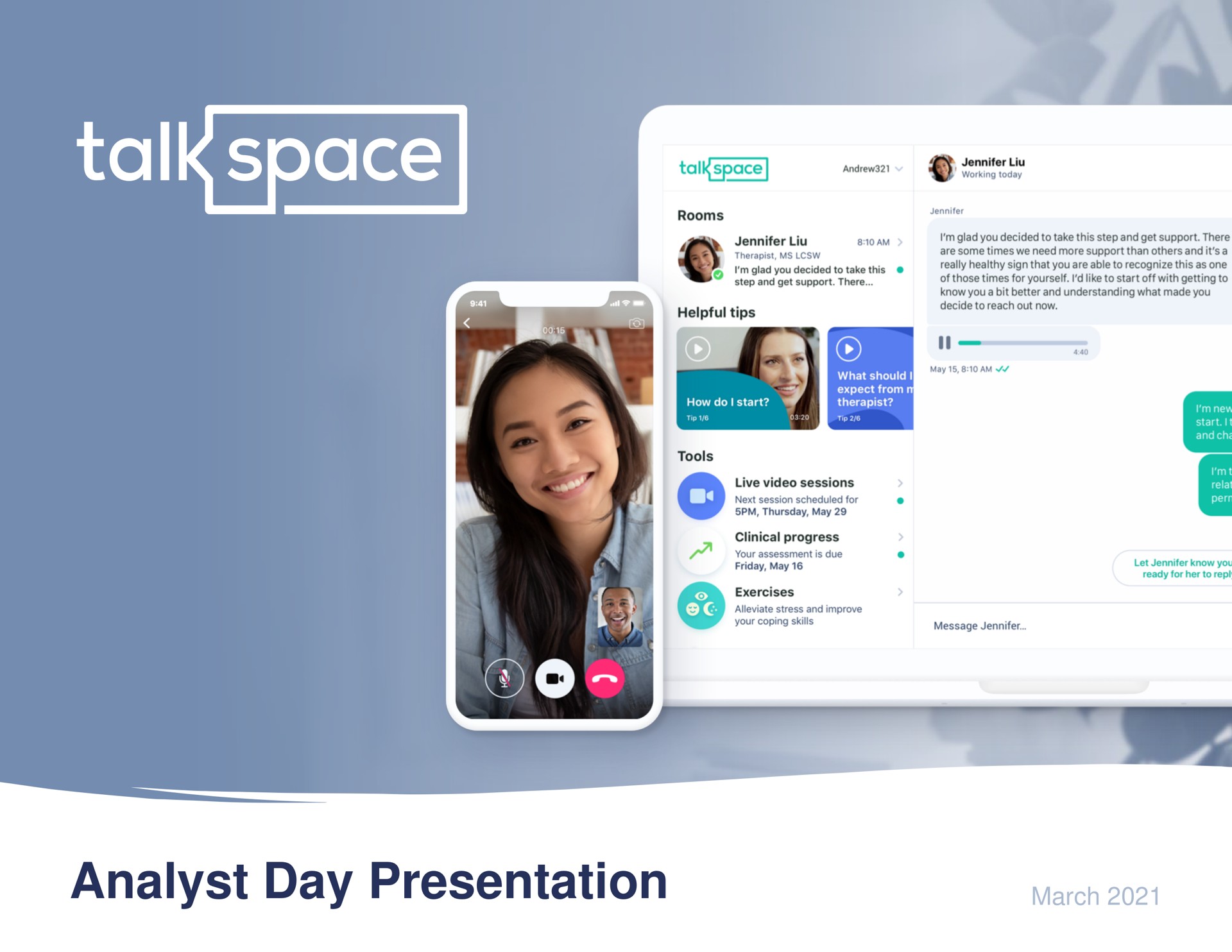 analyst day presentation | Talkspace