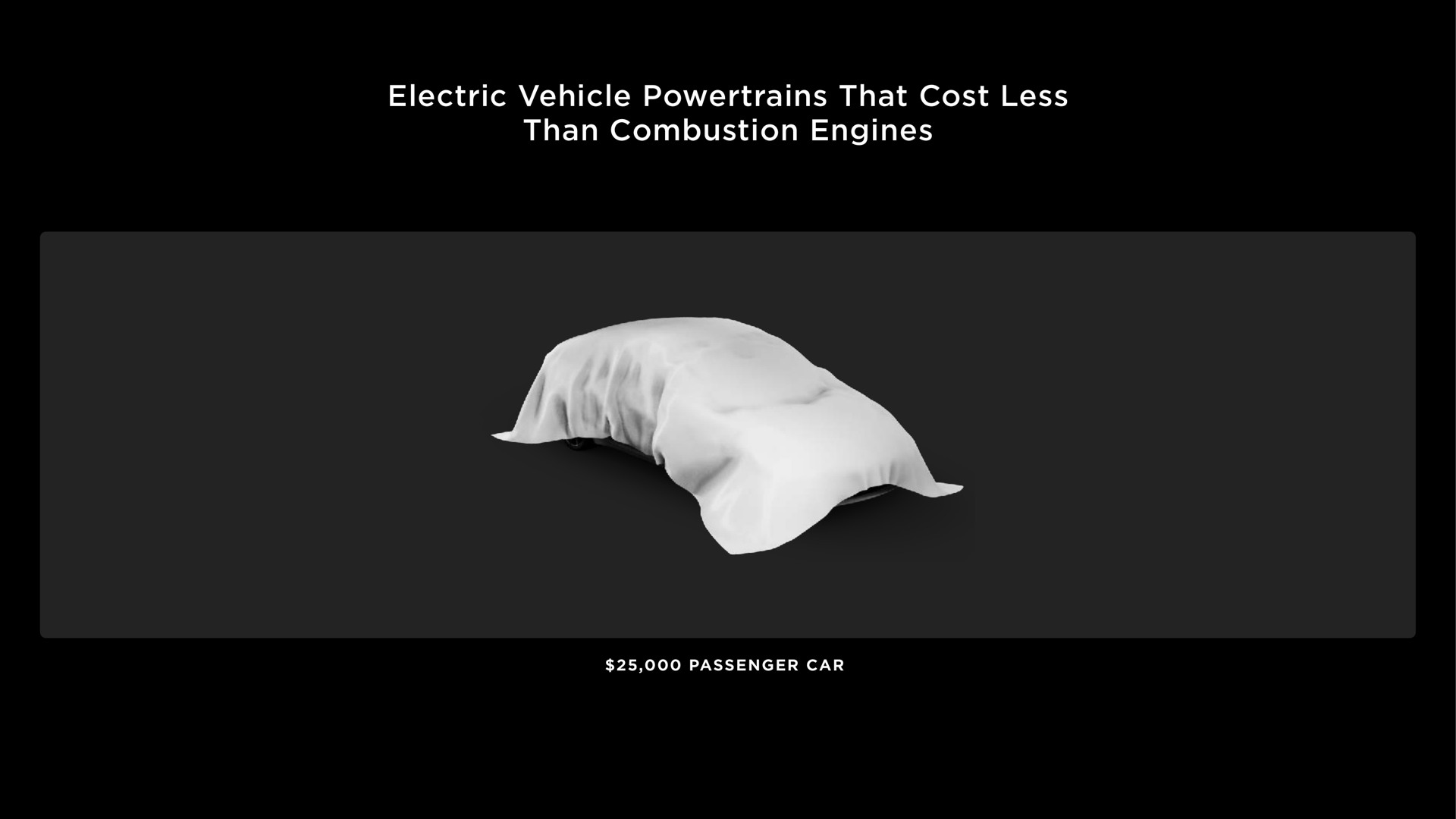 electric vehicle that cost less than combustion engines | Tesla