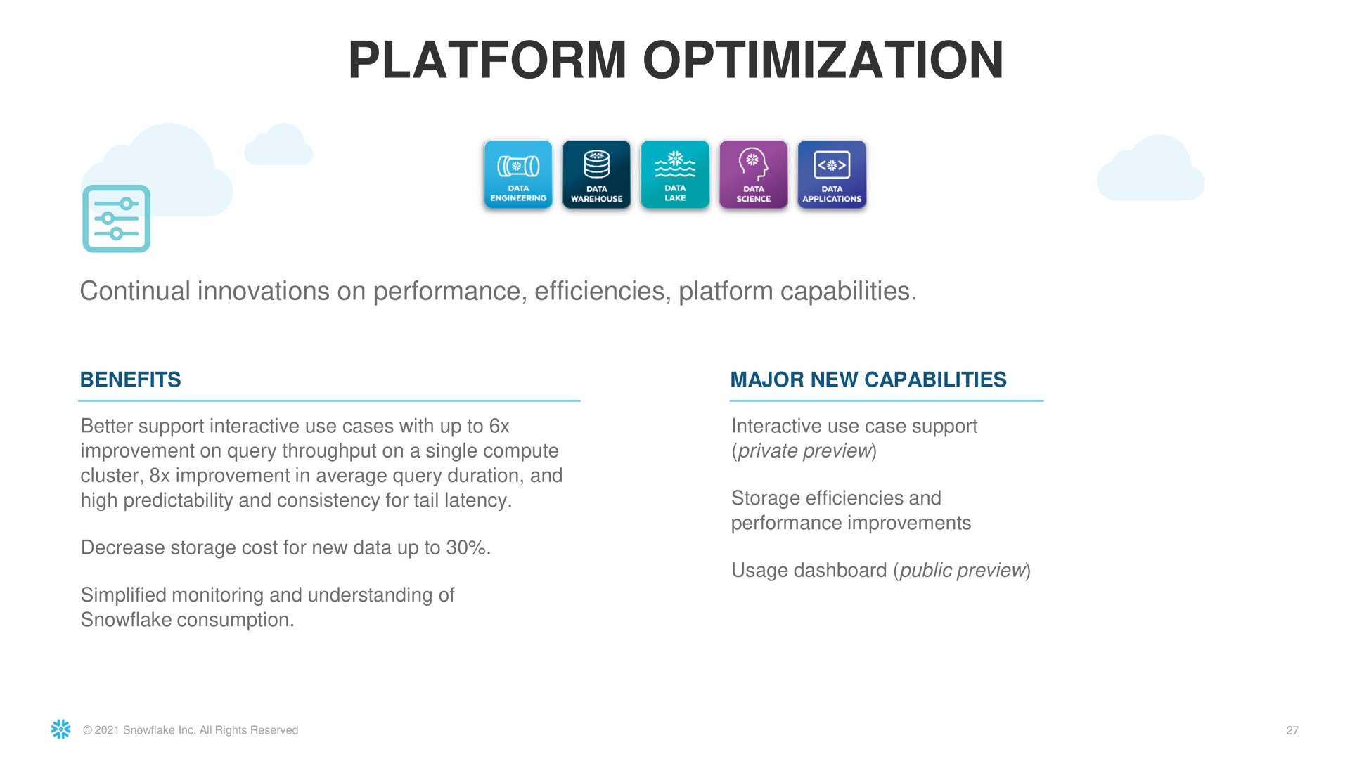 platform optimization | Snowflake