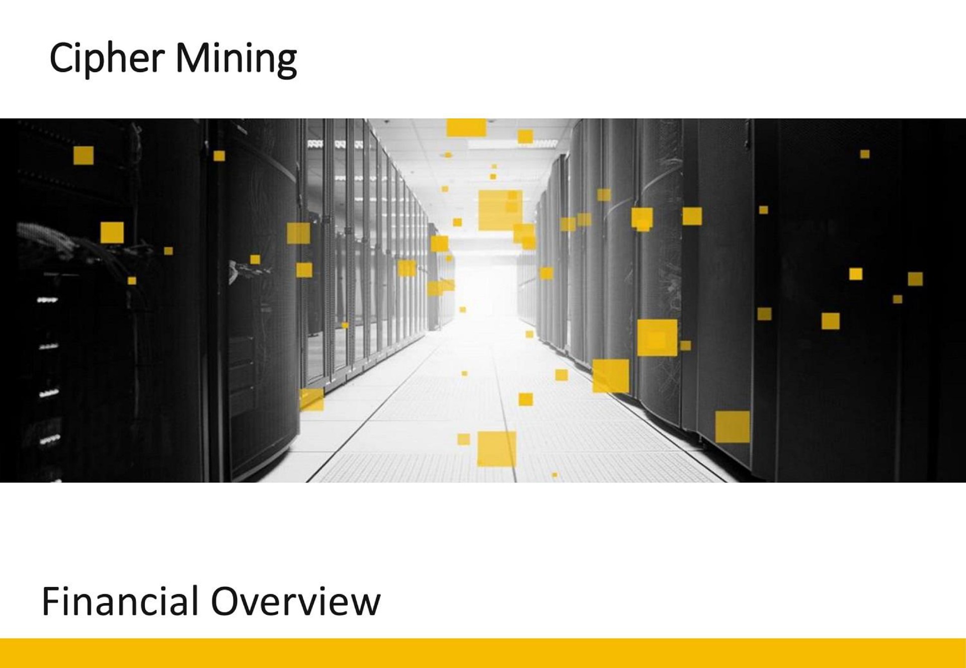 cipher mining financial overview | Cipher Mining