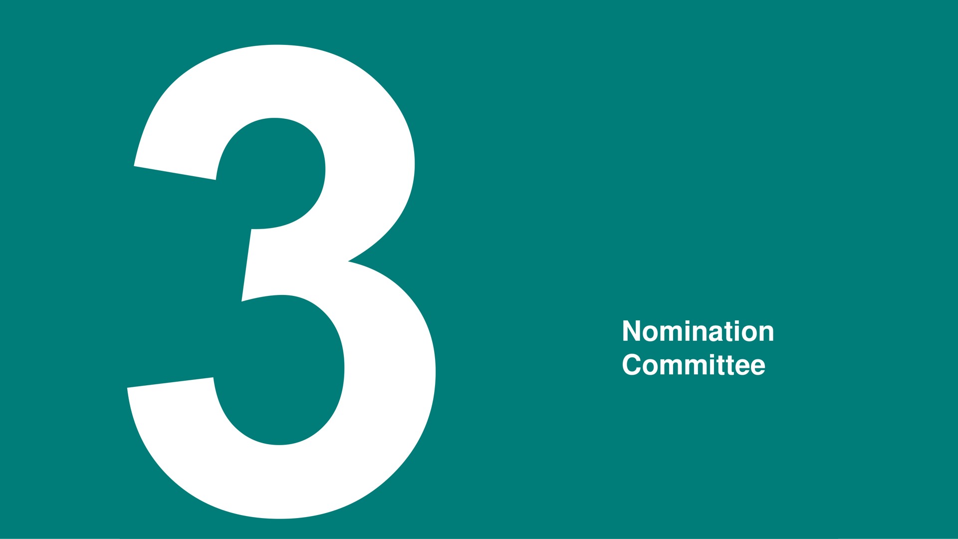 nomination committee | Vale