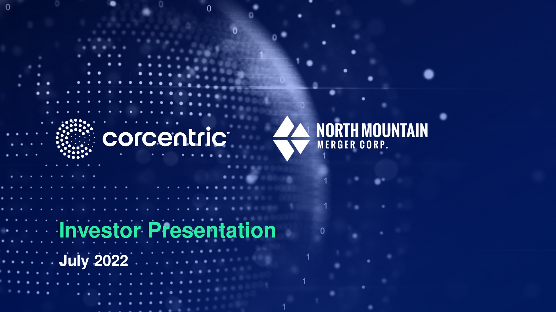 investor presentation as | Corecentric
