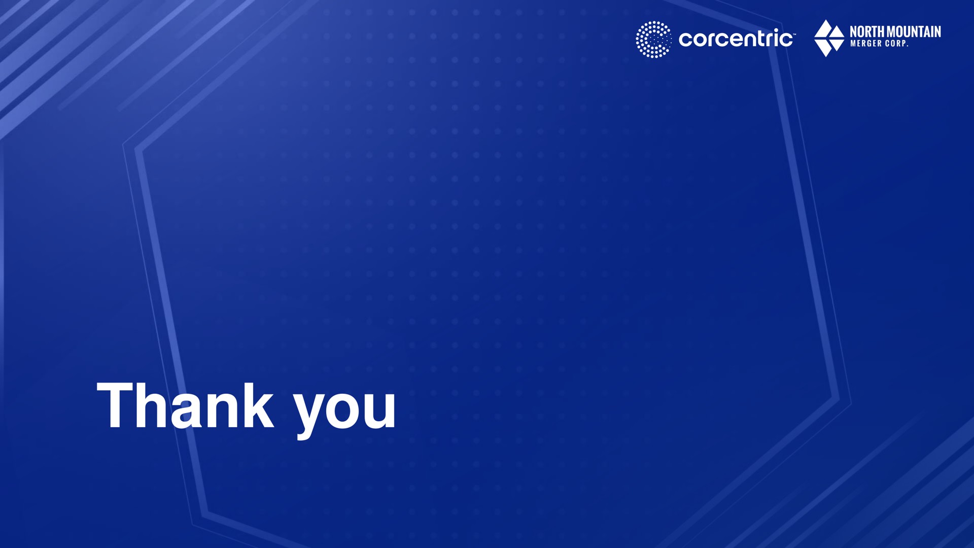 thank you | Corecentric