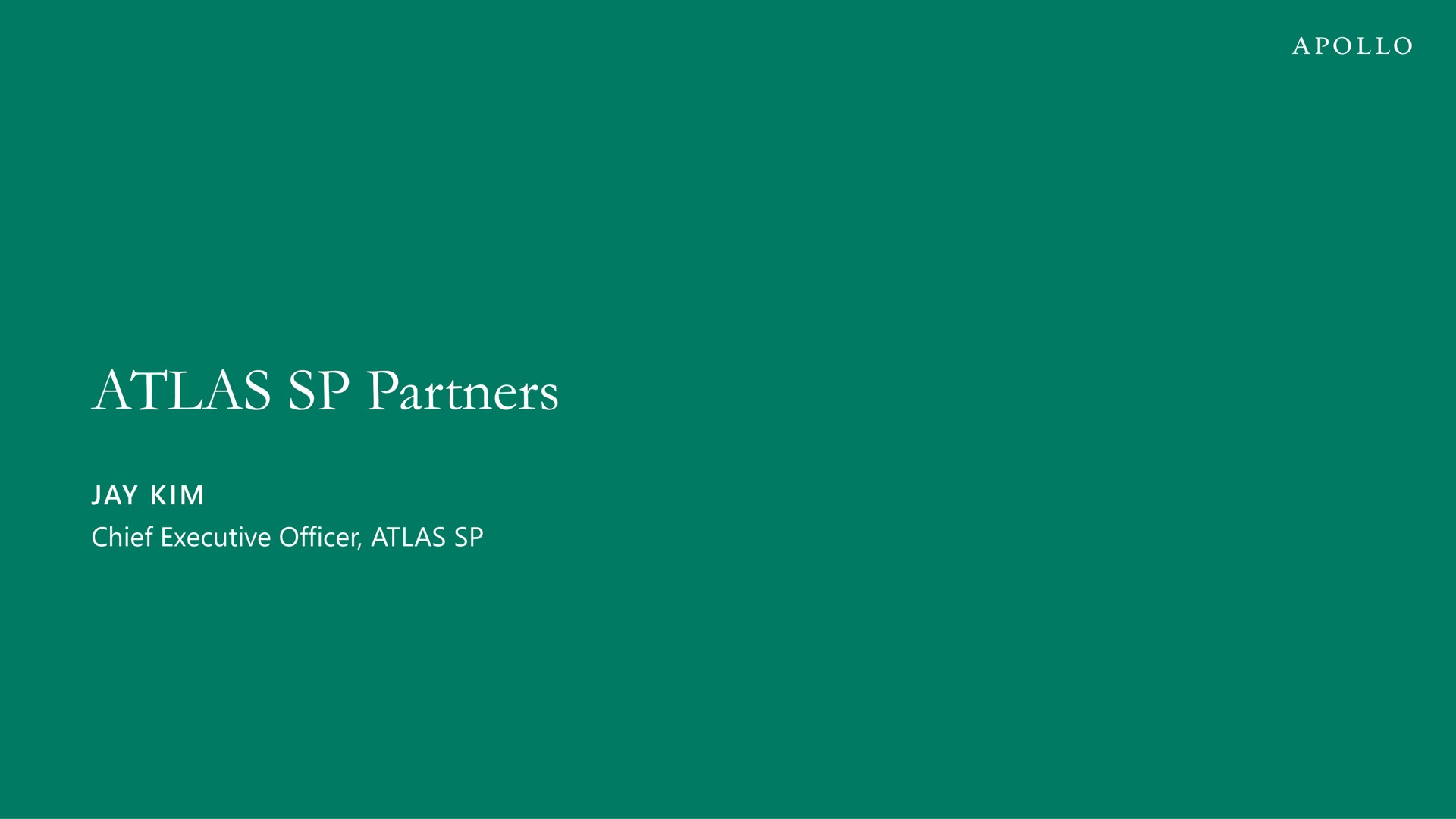 atlas partners | Apollo Global Management