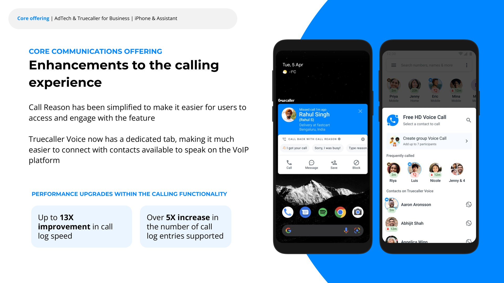enhancements to the calling experience a | Truecaller