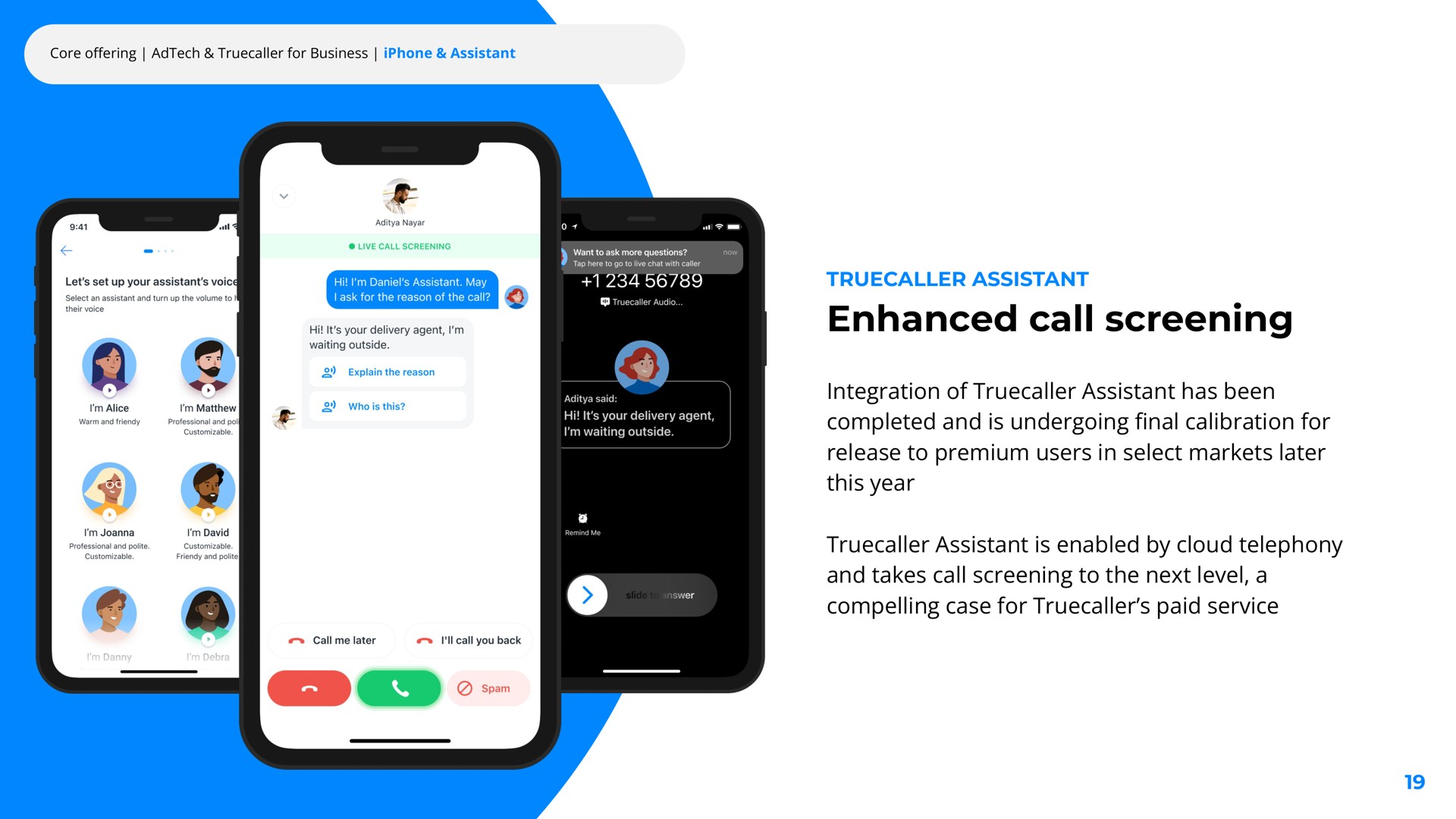 enhanced call screening | Truecaller