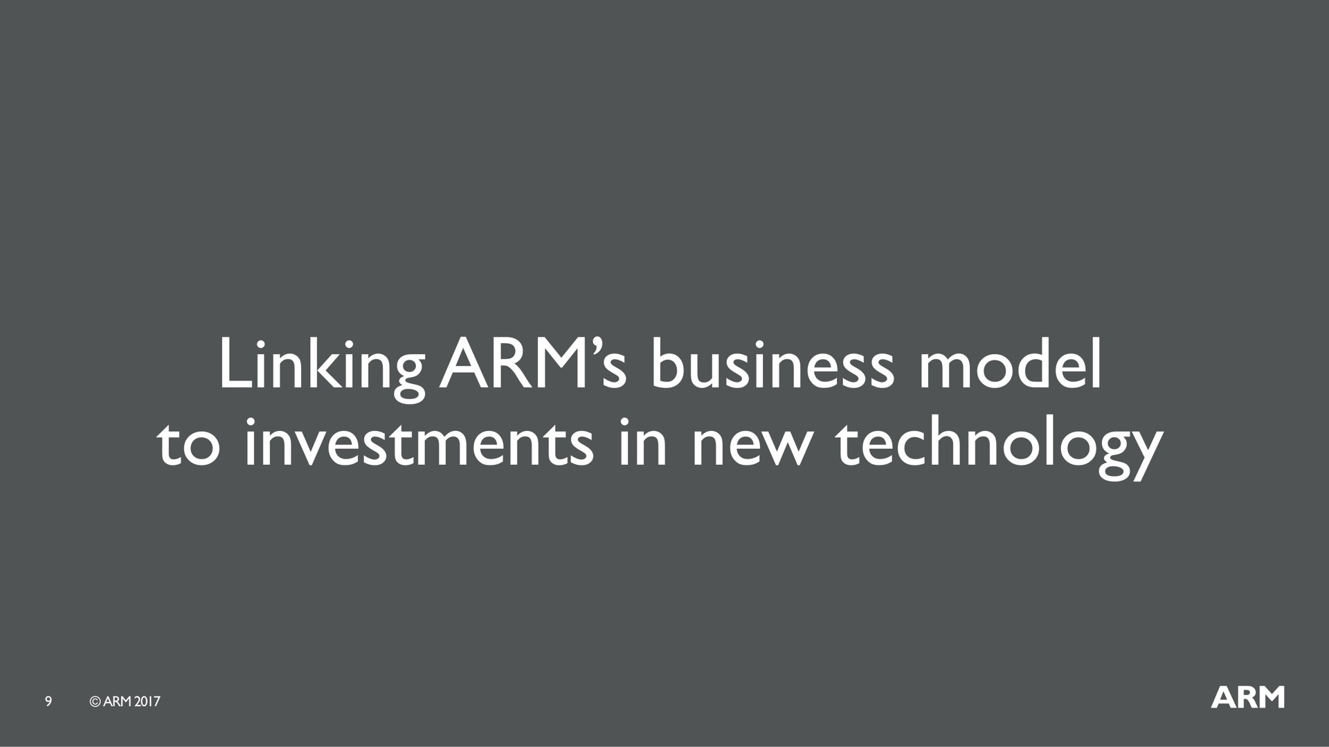 linking arm business model to investments in new technology | SoftBank