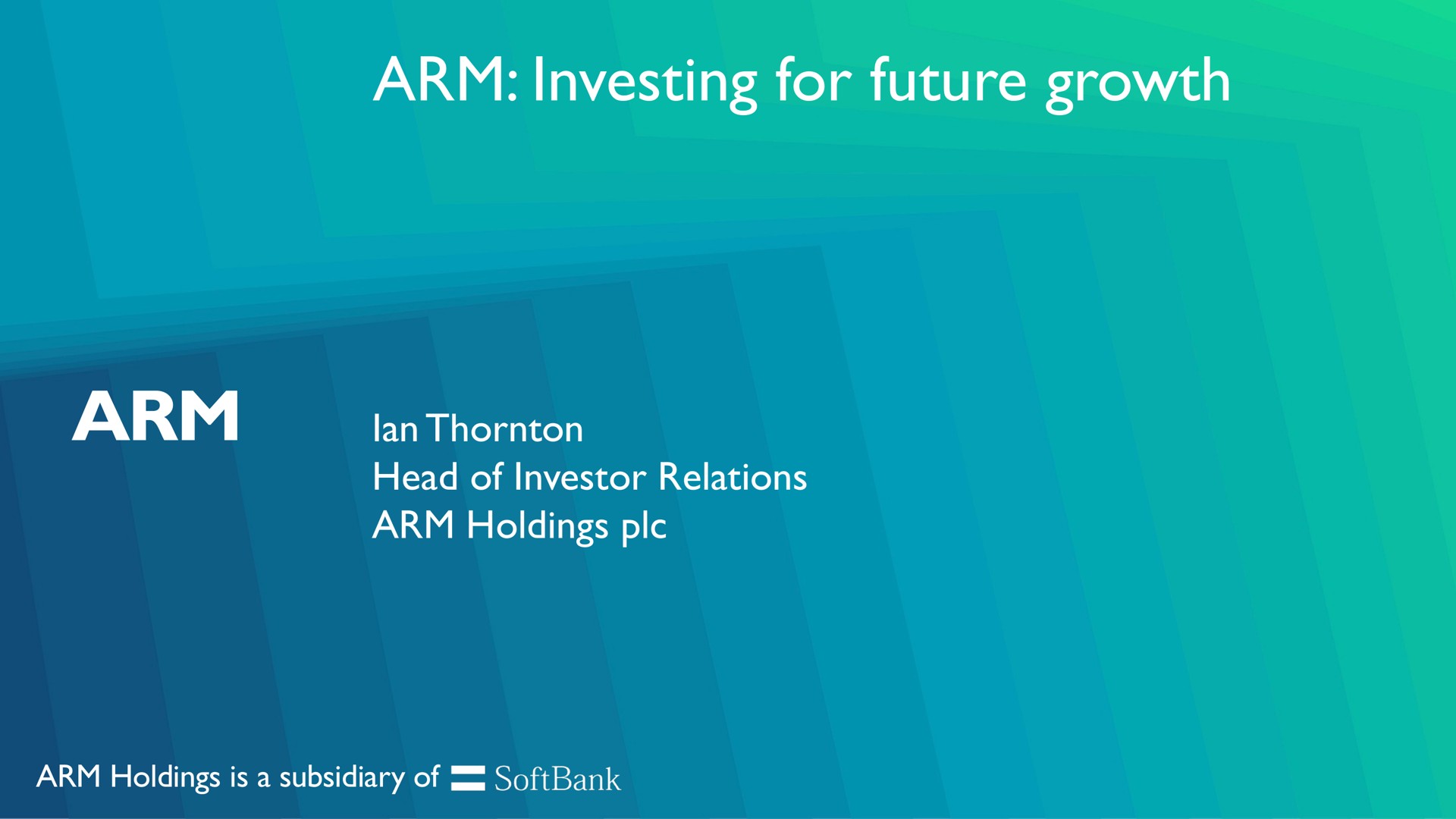 arm investing for future growth | SoftBank