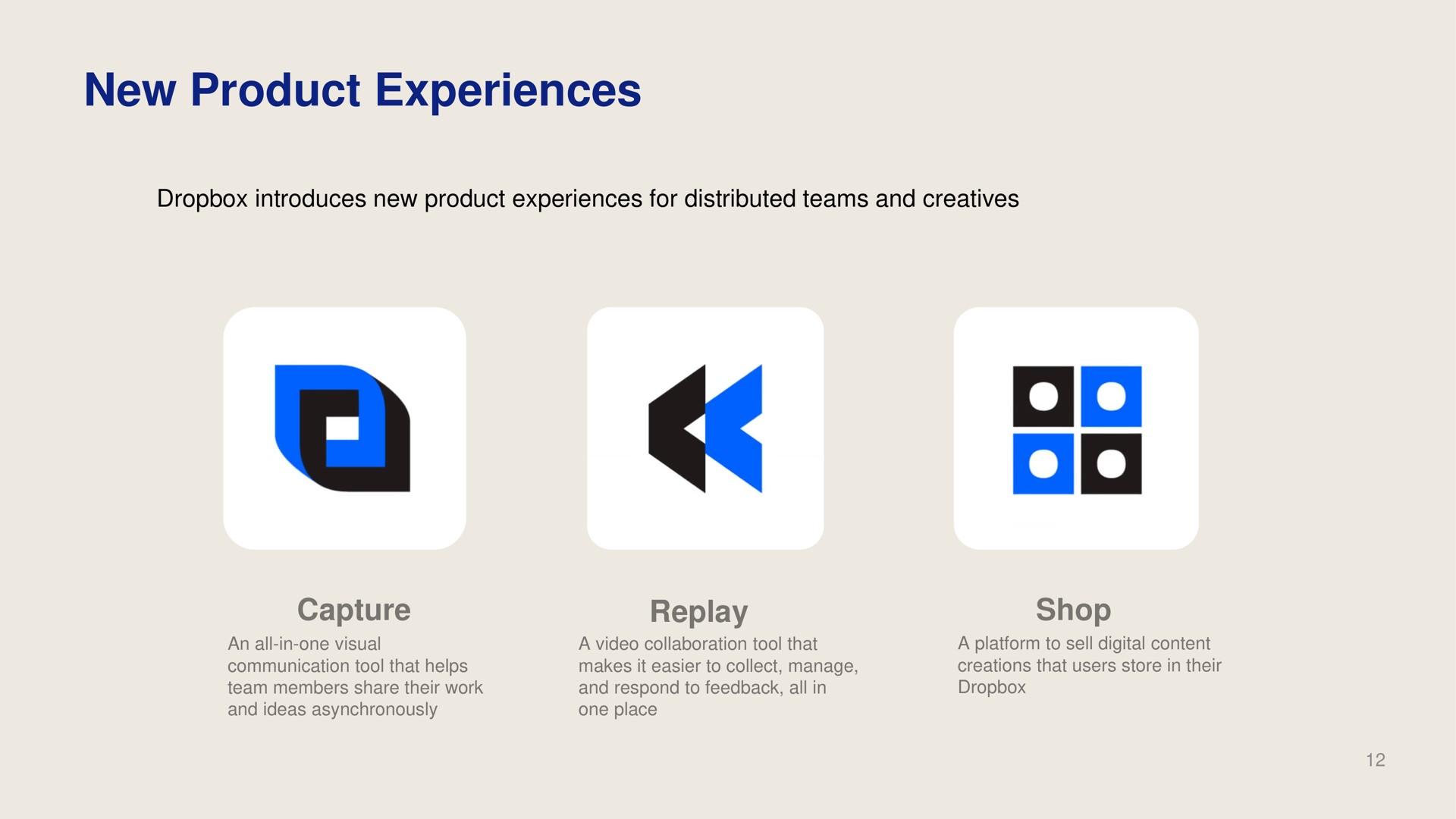 new product experiences | Dropbox
