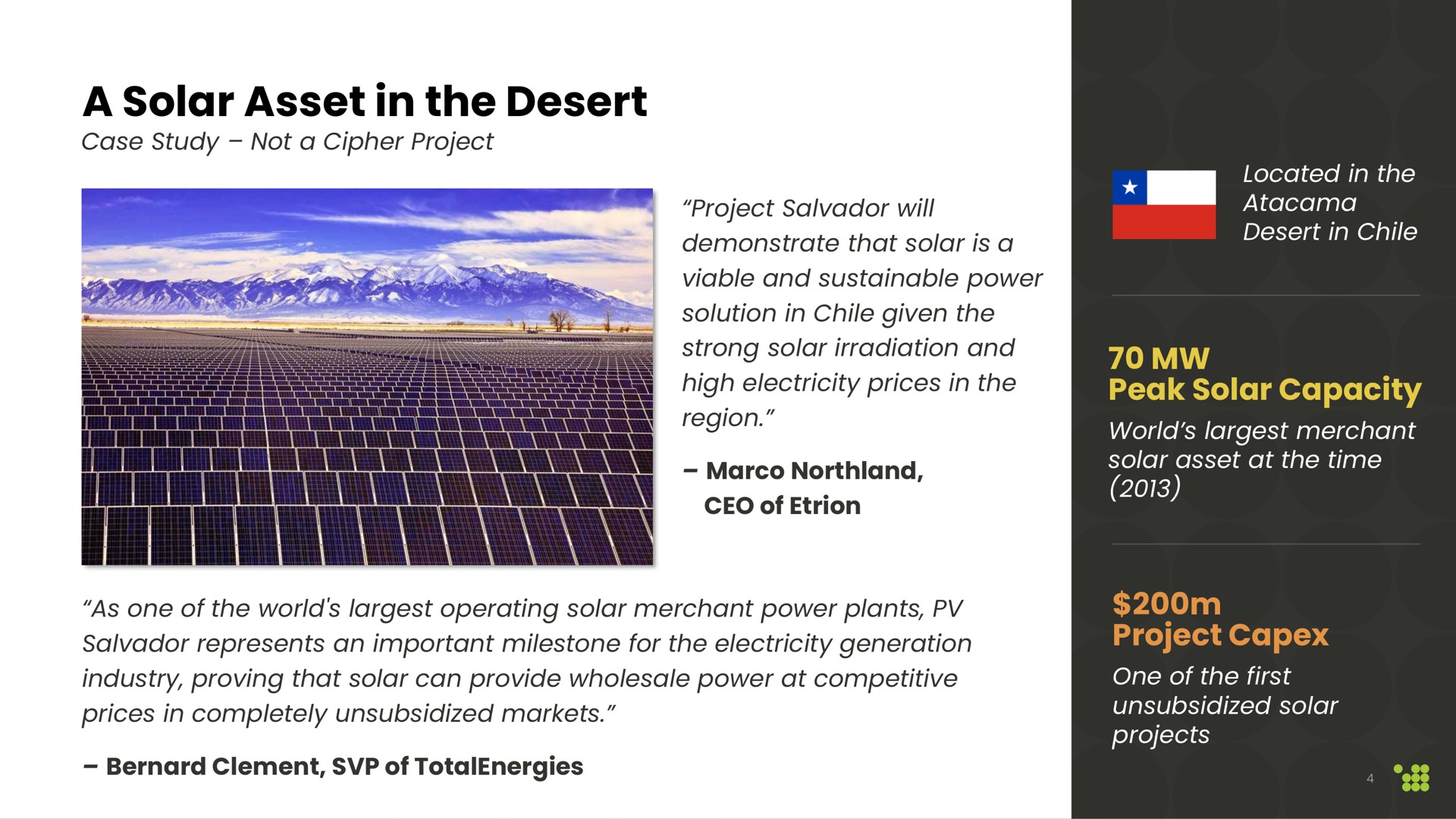 a solar asset in the desert | Cipher Mining
