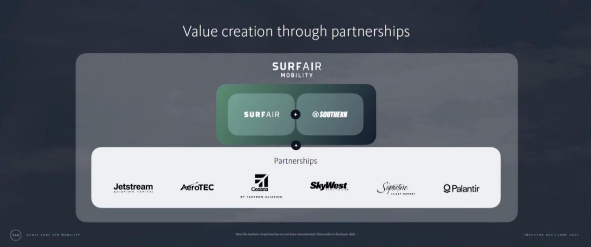 value creation through partnerships ala southern partnerships | Surf Air