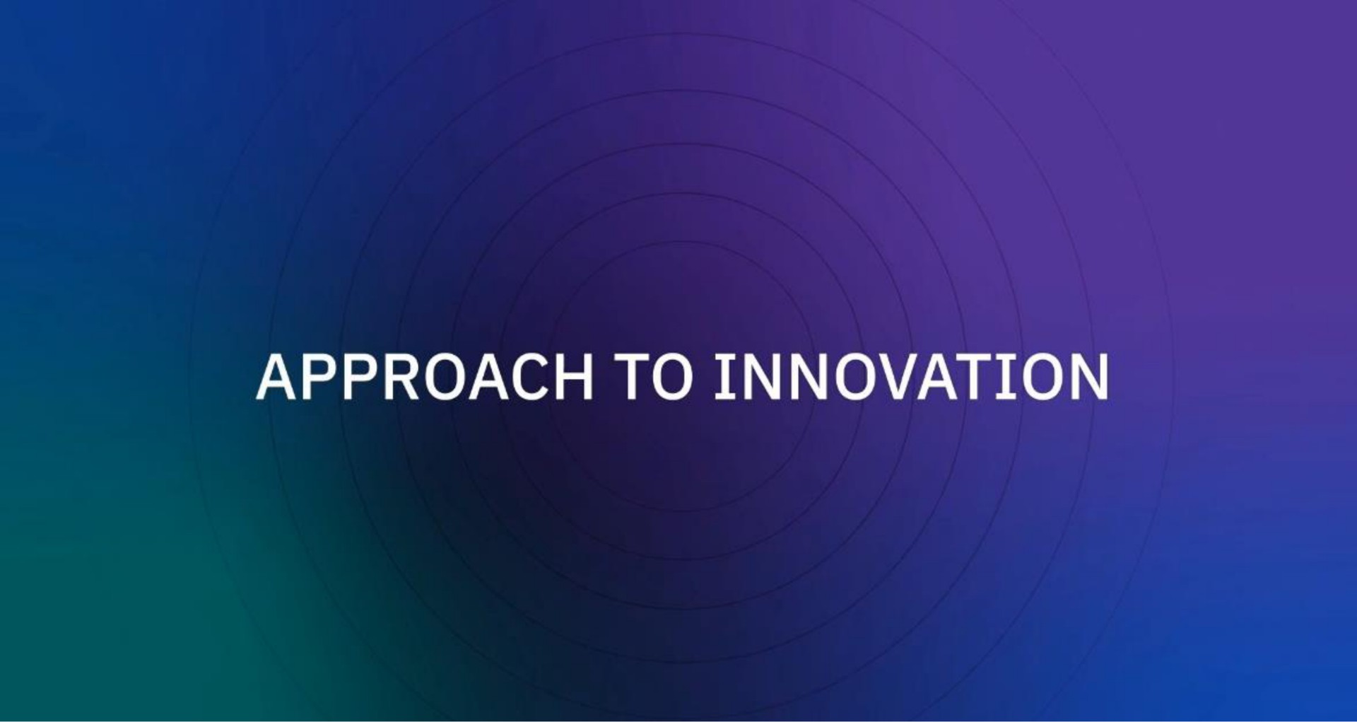 approach to innovation | Amplitude