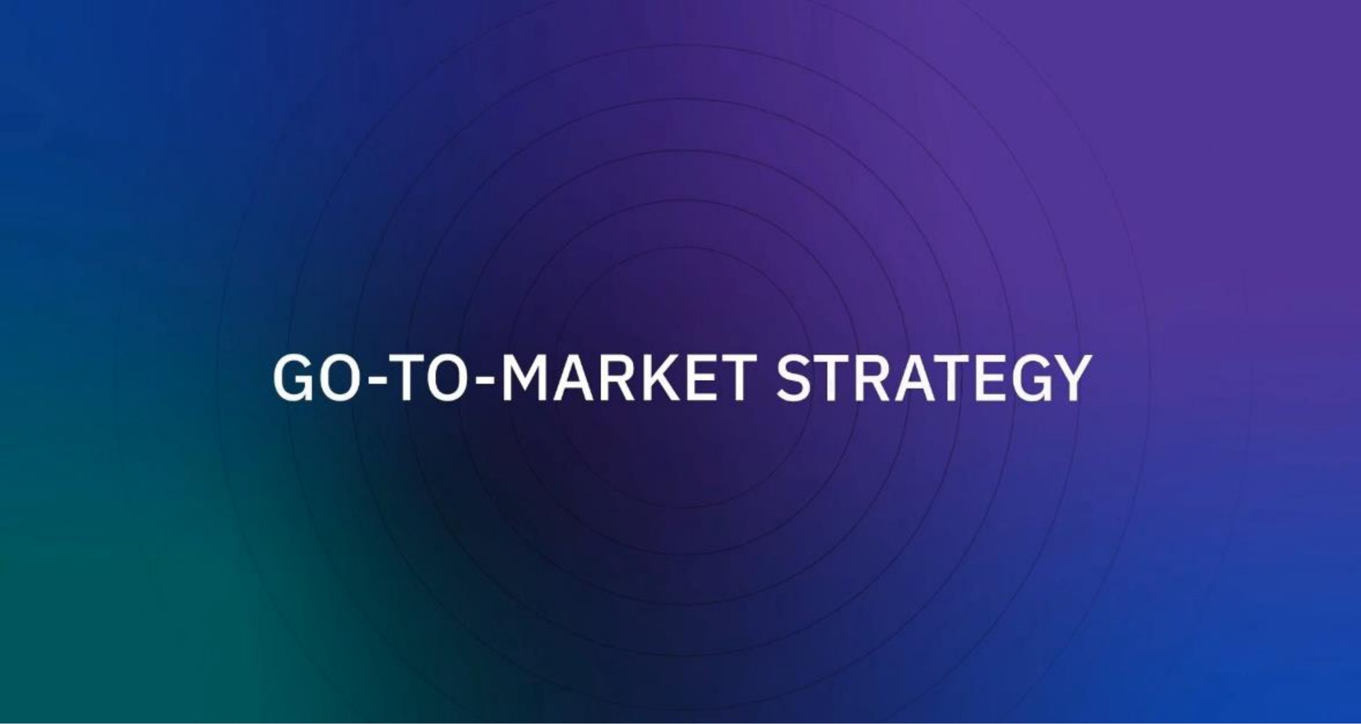 go to market strategy | Amplitude